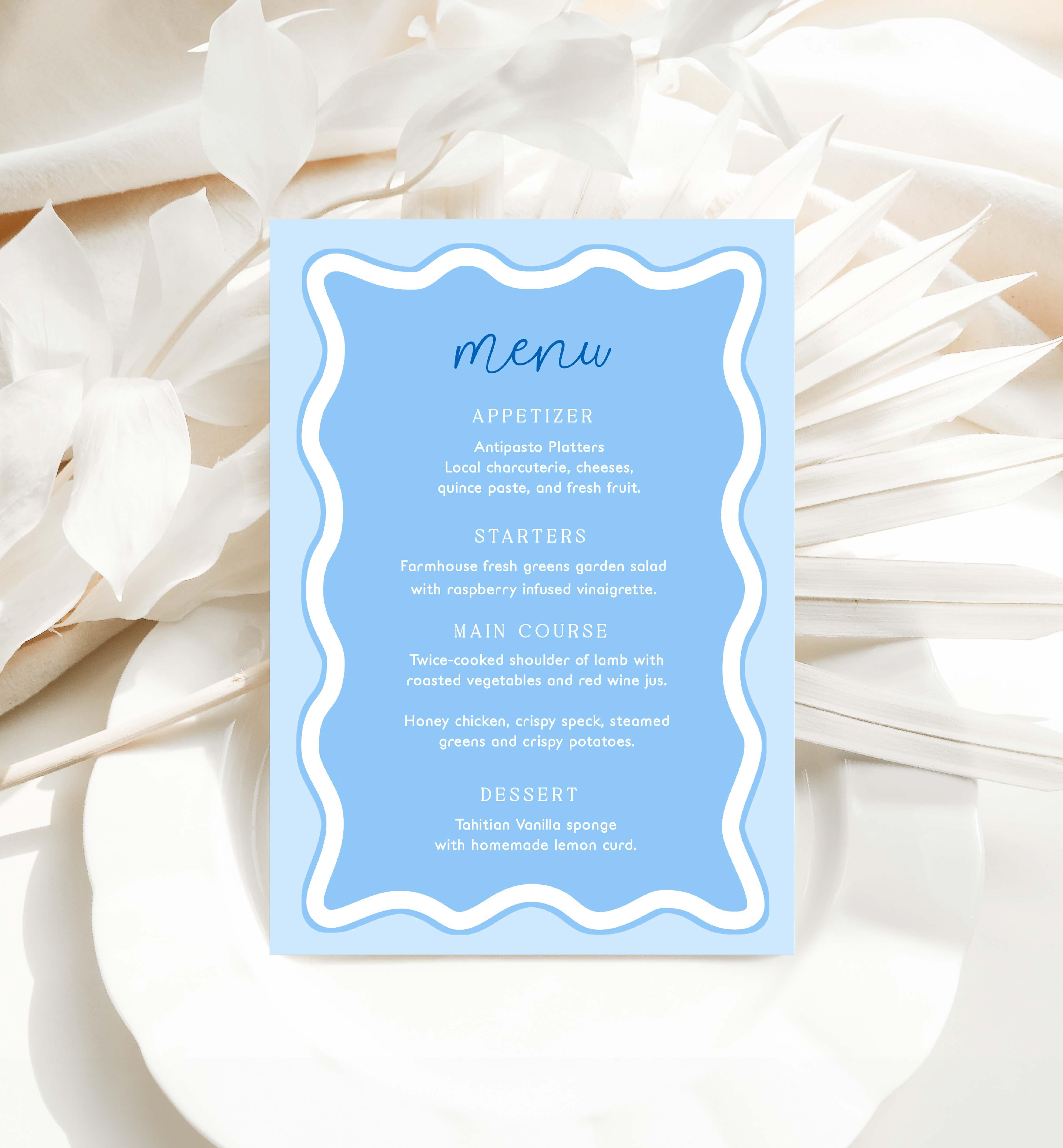 WAV-BLU-12-B3321 - WAVE - BLUE - MENU design preview