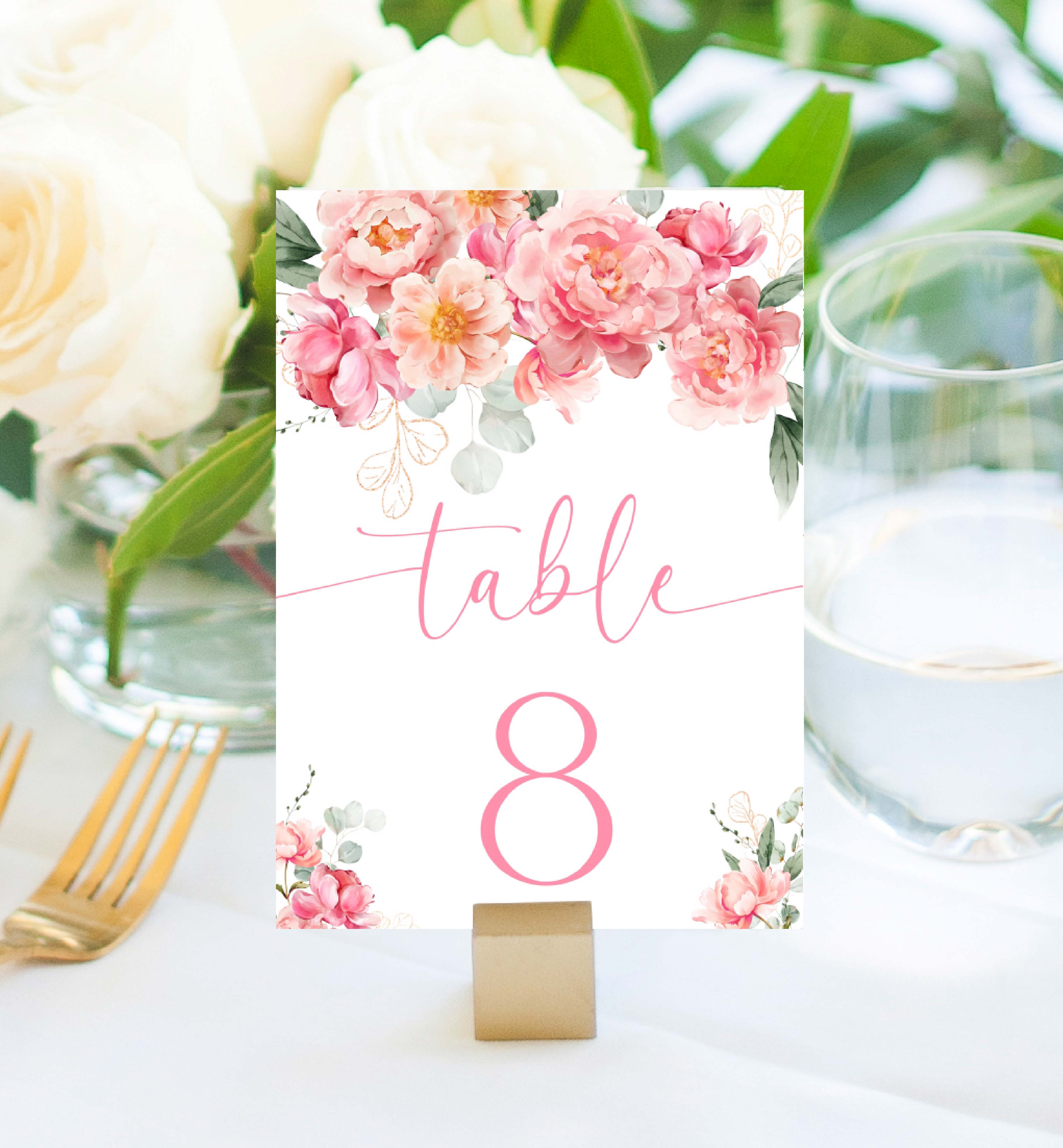PIP-WHT-9-B3279 - PIPER - WHITE - TABLE NUMBER design preview