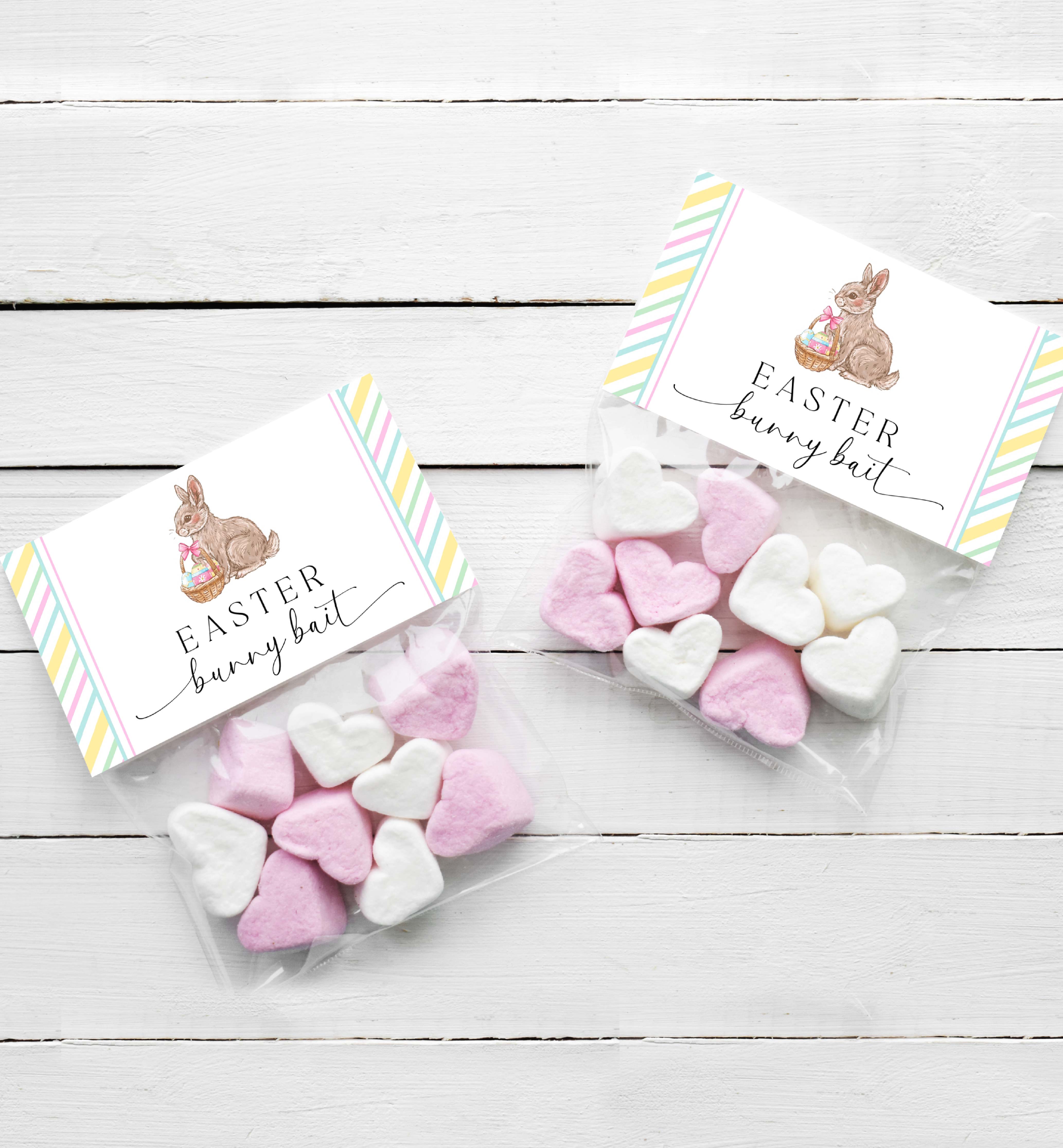 EAS-MLT-6-B3098 - EASTER - MULTI - EASTER BUNNY BAIT BAG TOPPER design preview