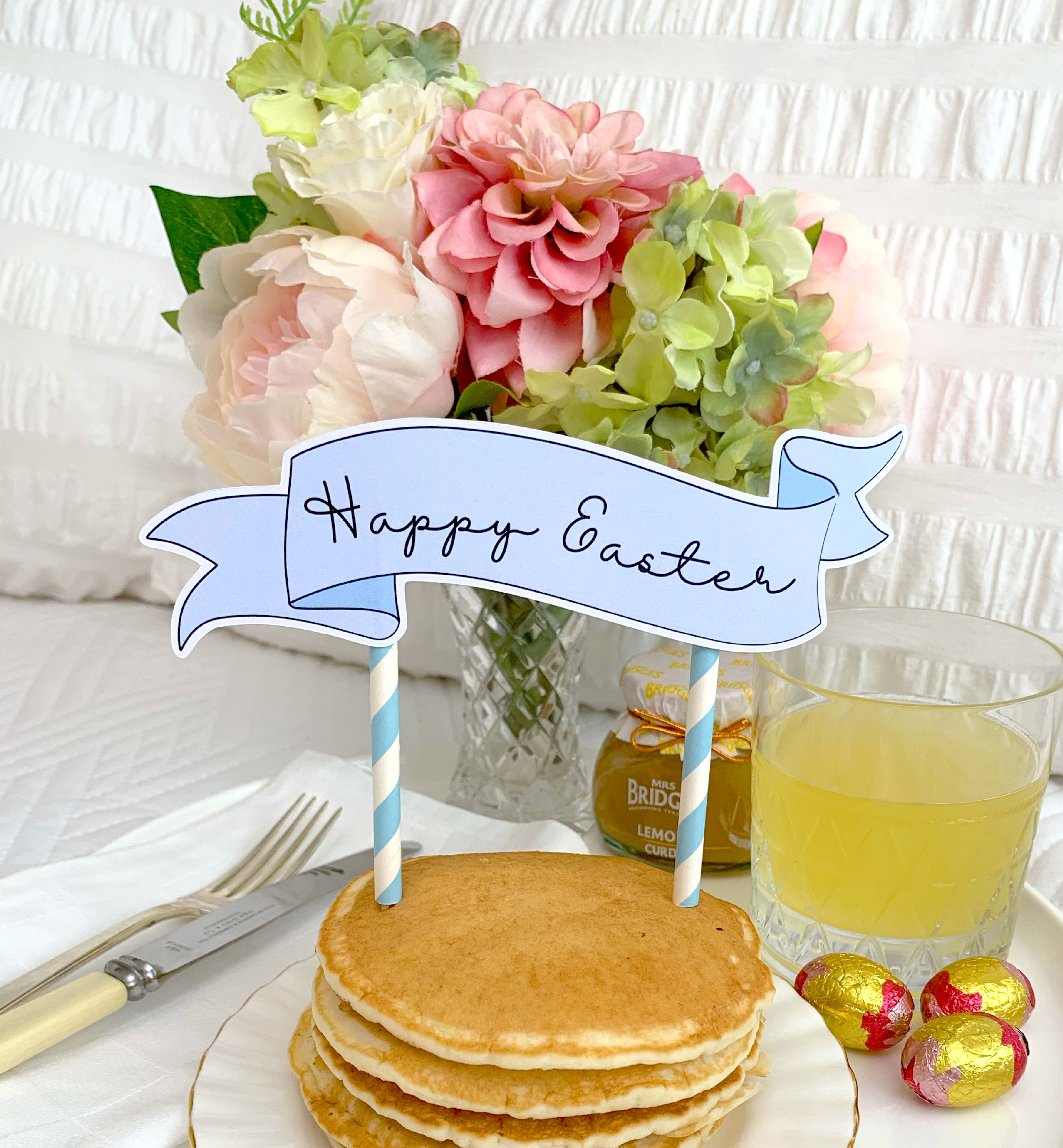 EAS-MLT-14-B2623 - EASTER - MULTI - HAPPY EASTER BANNER design preview