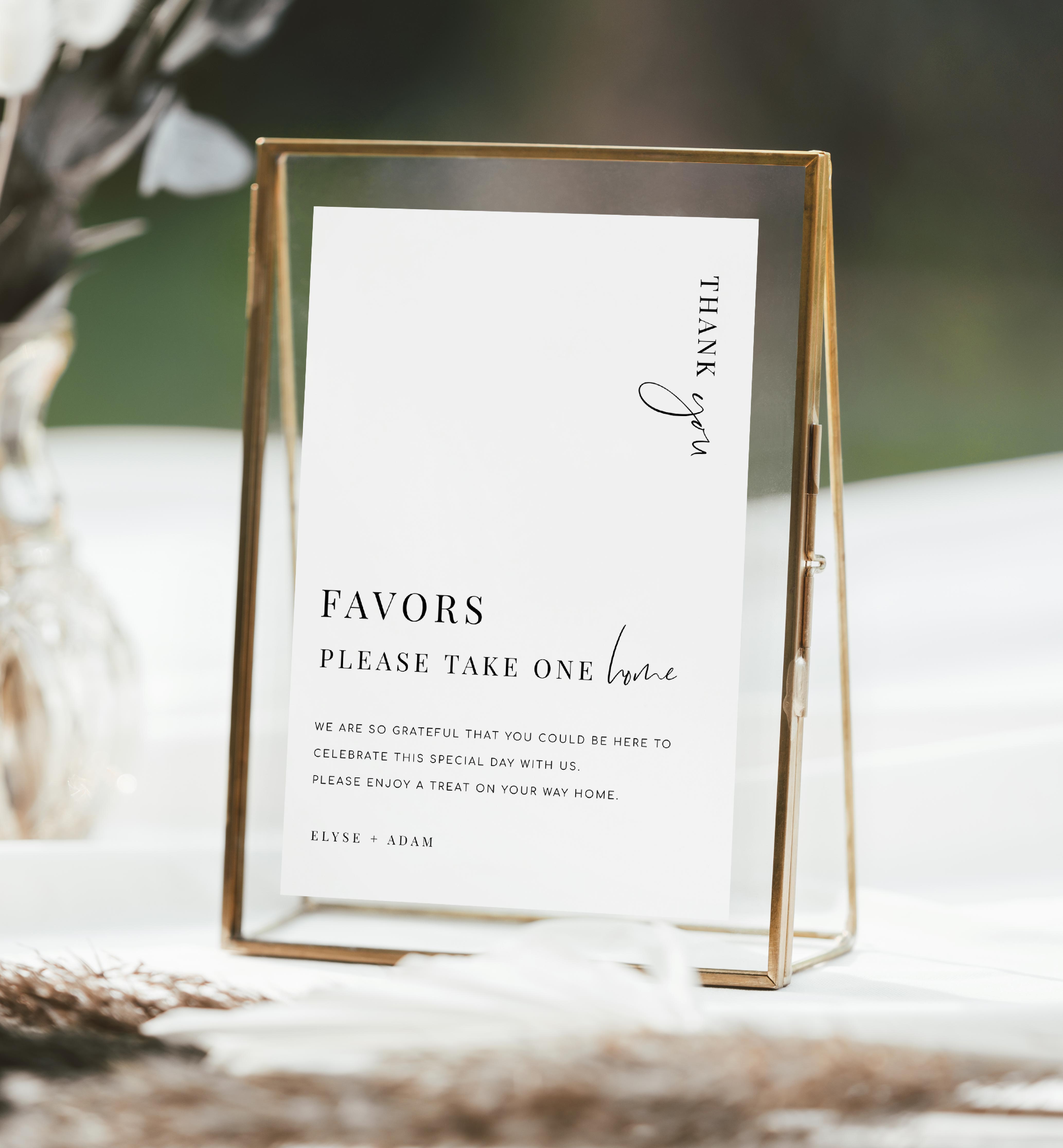 EST-WHT-7-B2103 - ESTELLE - WHITE - FAVOURS SIGN design preview