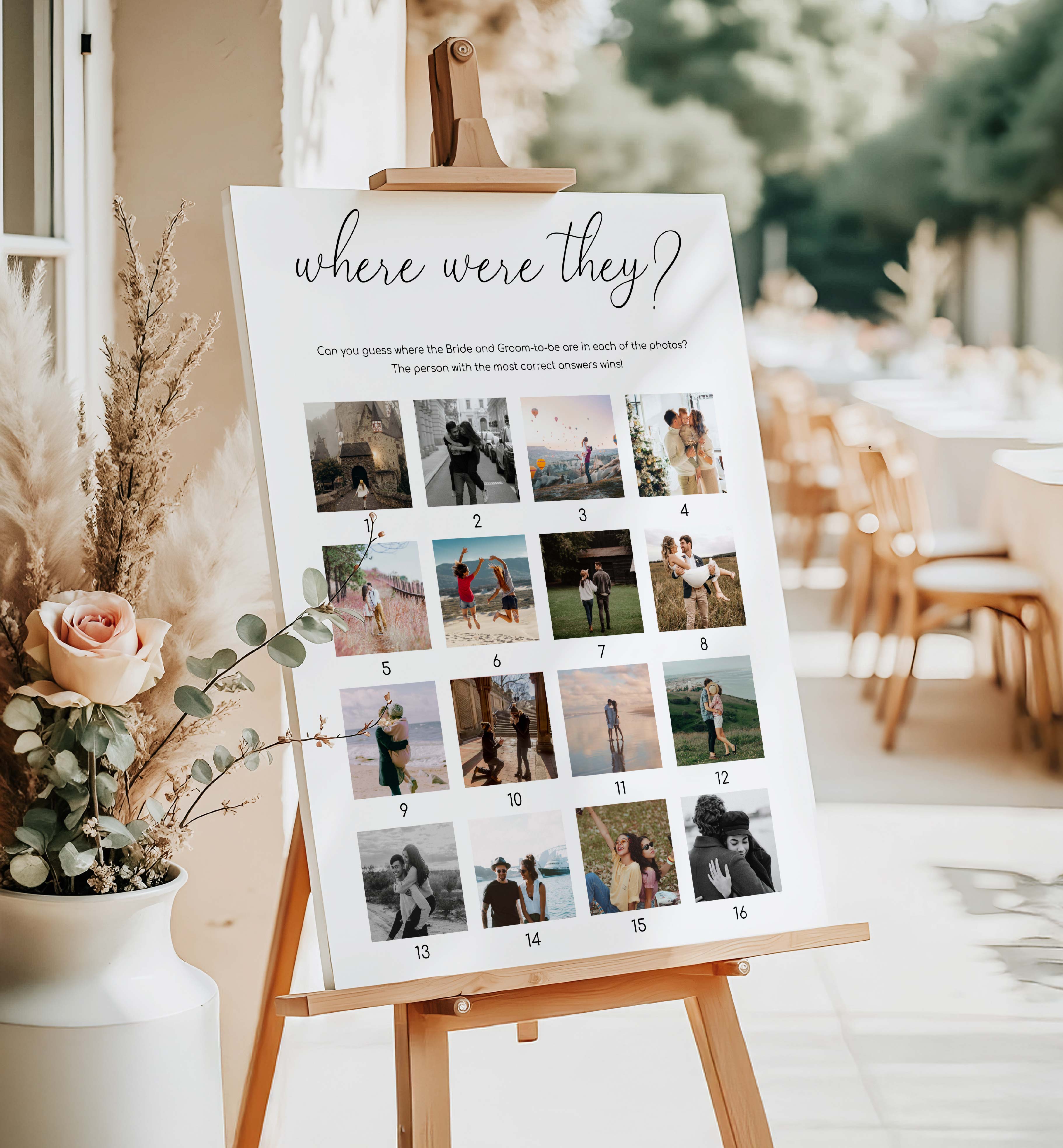 QSC-WHT-10-B2083 - QUINN SCRIPT - WHITE - WHERE WERE THEY PHOTO GAME design preview