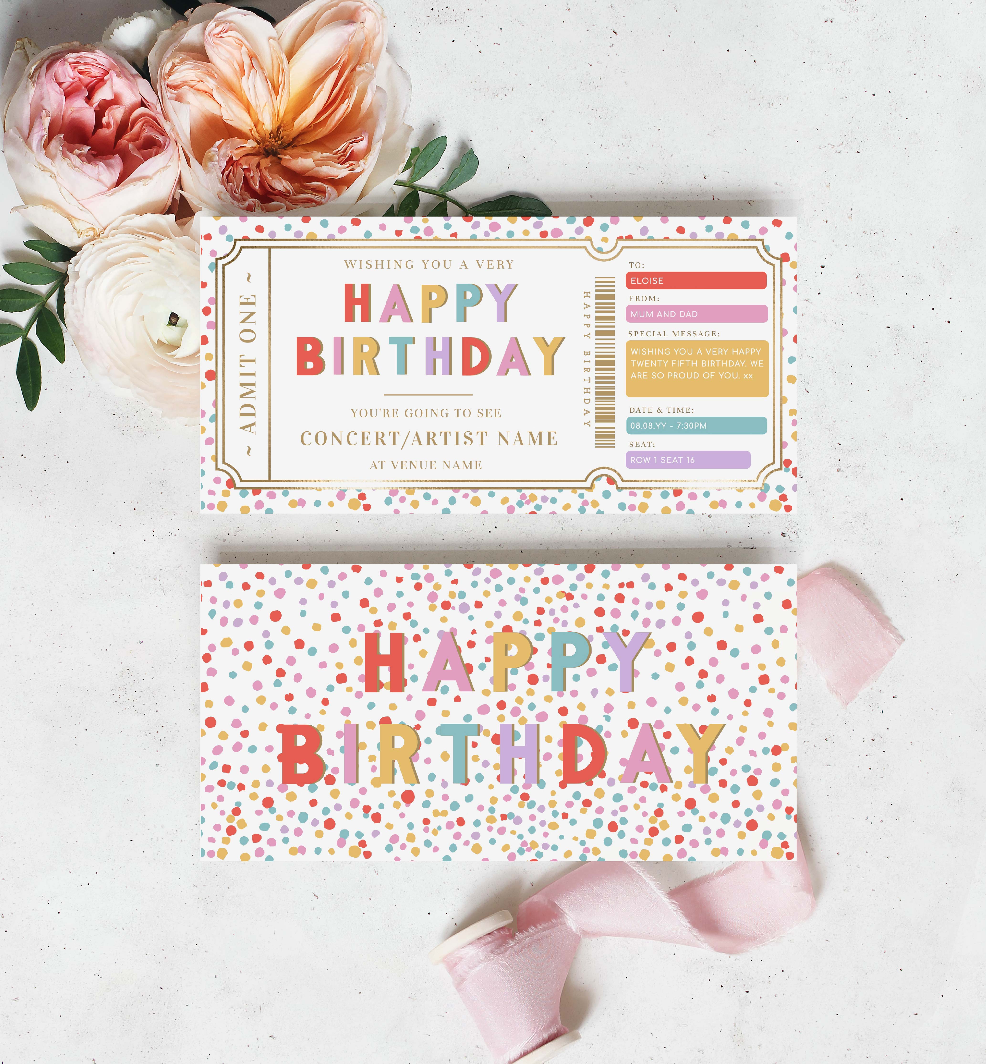 DOT-MLT-14-B2863 - DOT - MULTI - CONCERT GIFT CERTIFICATE design preview
