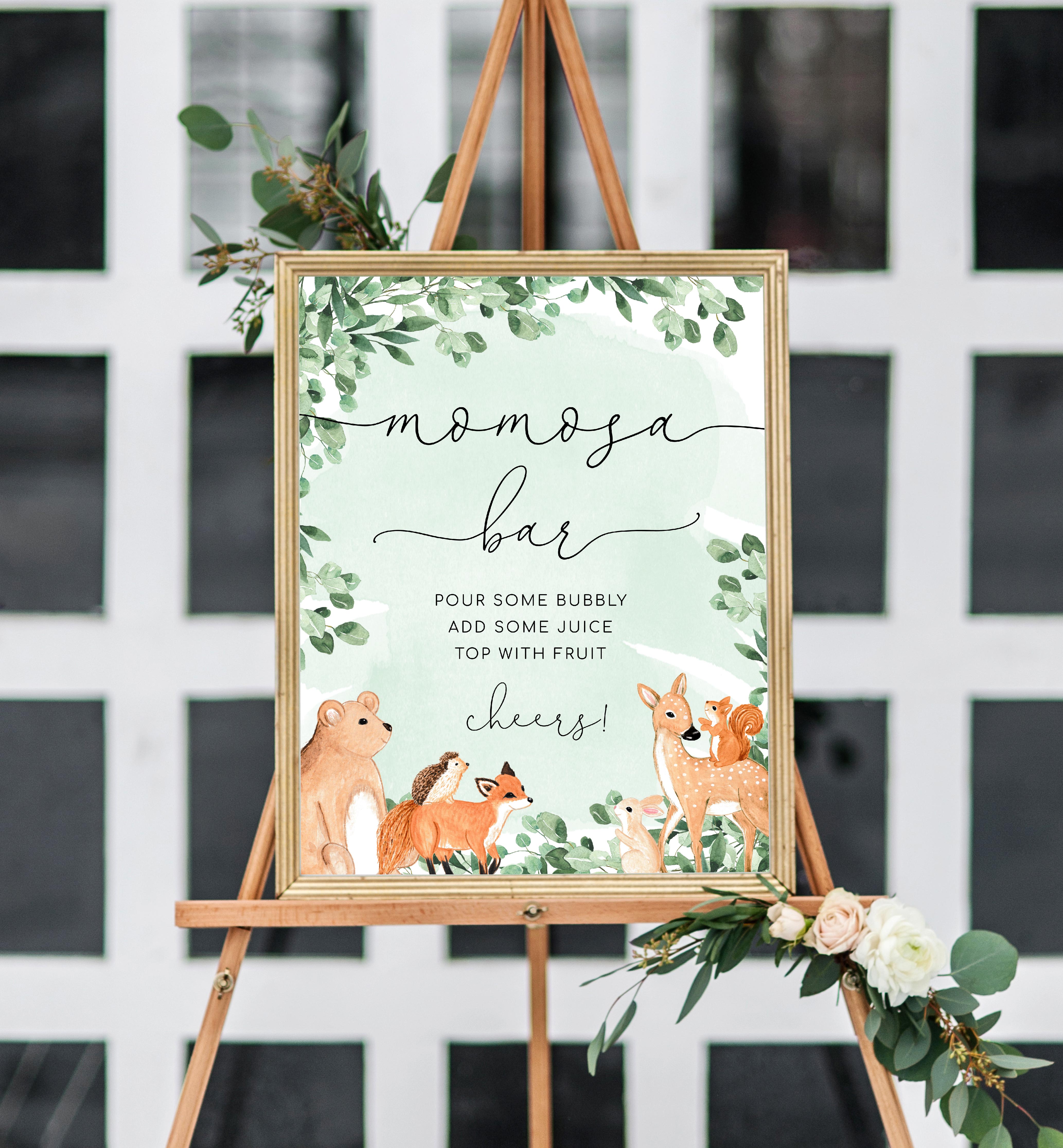 WOD-GRE-7-B1904 - WOODLAND - GREEN - MOM-OSA BAR SIGN design preview