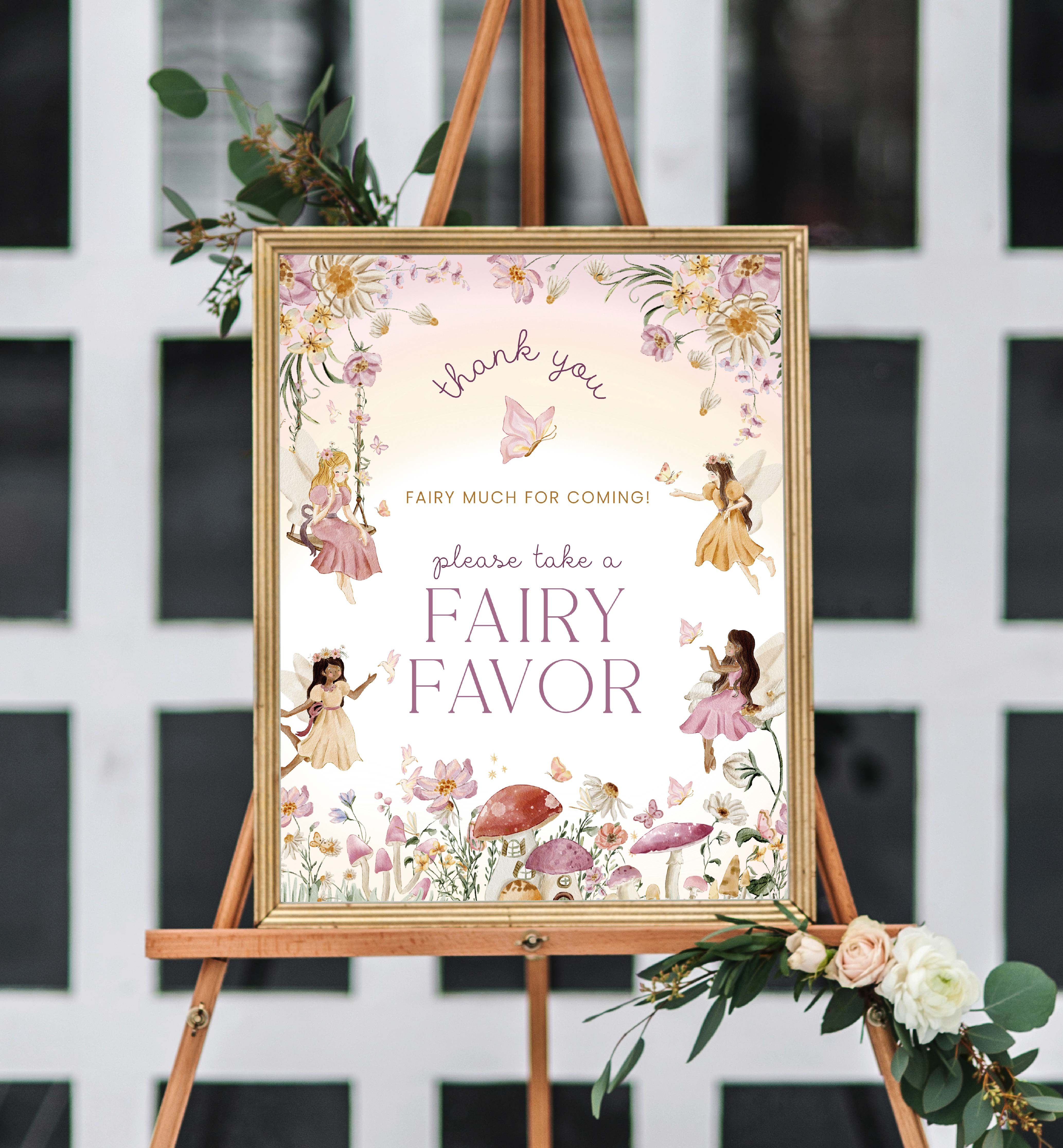 FAR-MLT-7-B3000 - FAIRY - MULTI - FAVOURS SIGN design preview