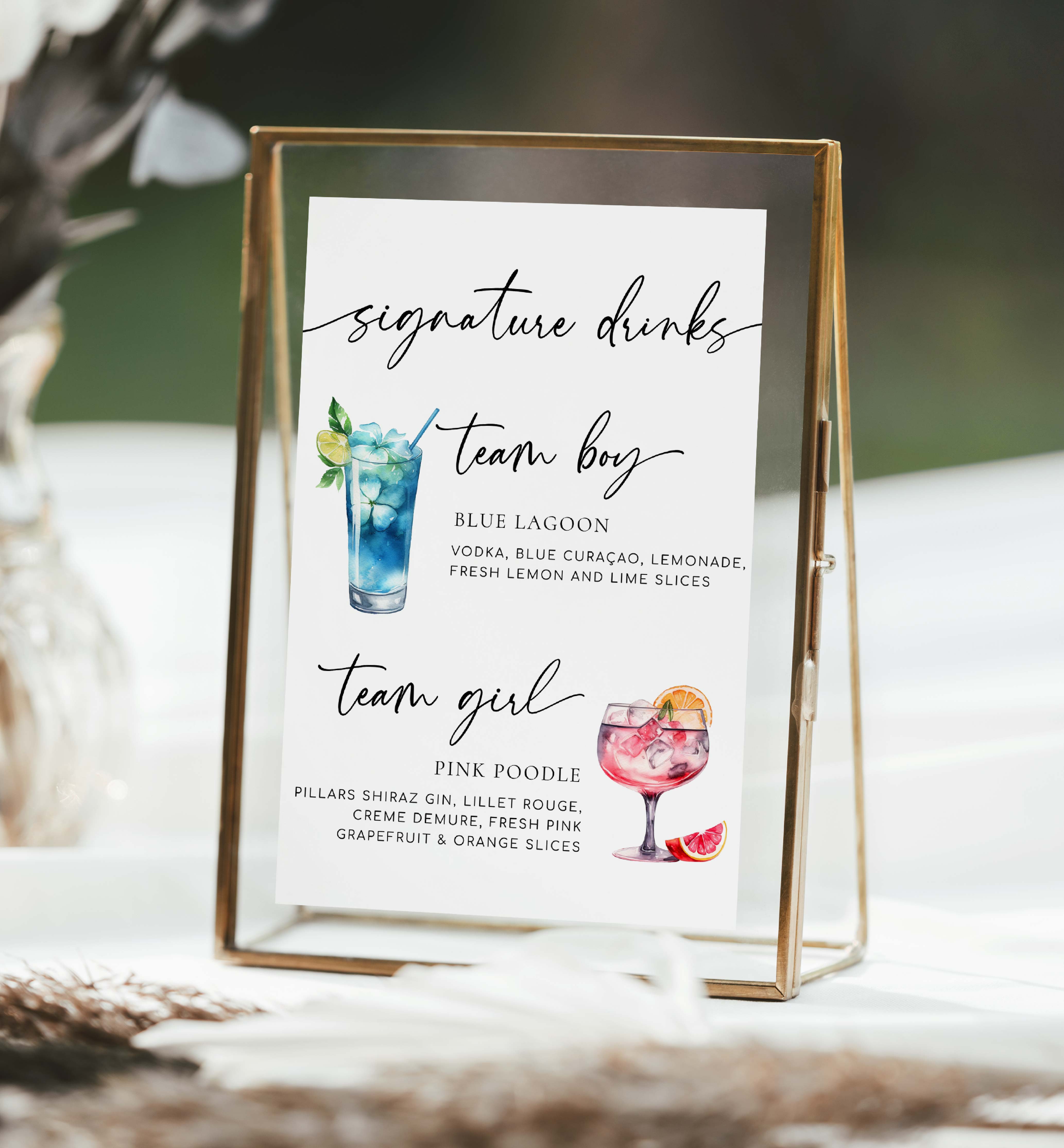 RYE-WHT-7-B2964 - RYE - WHITE - SIGNATURE DRINKS SIGN design preview