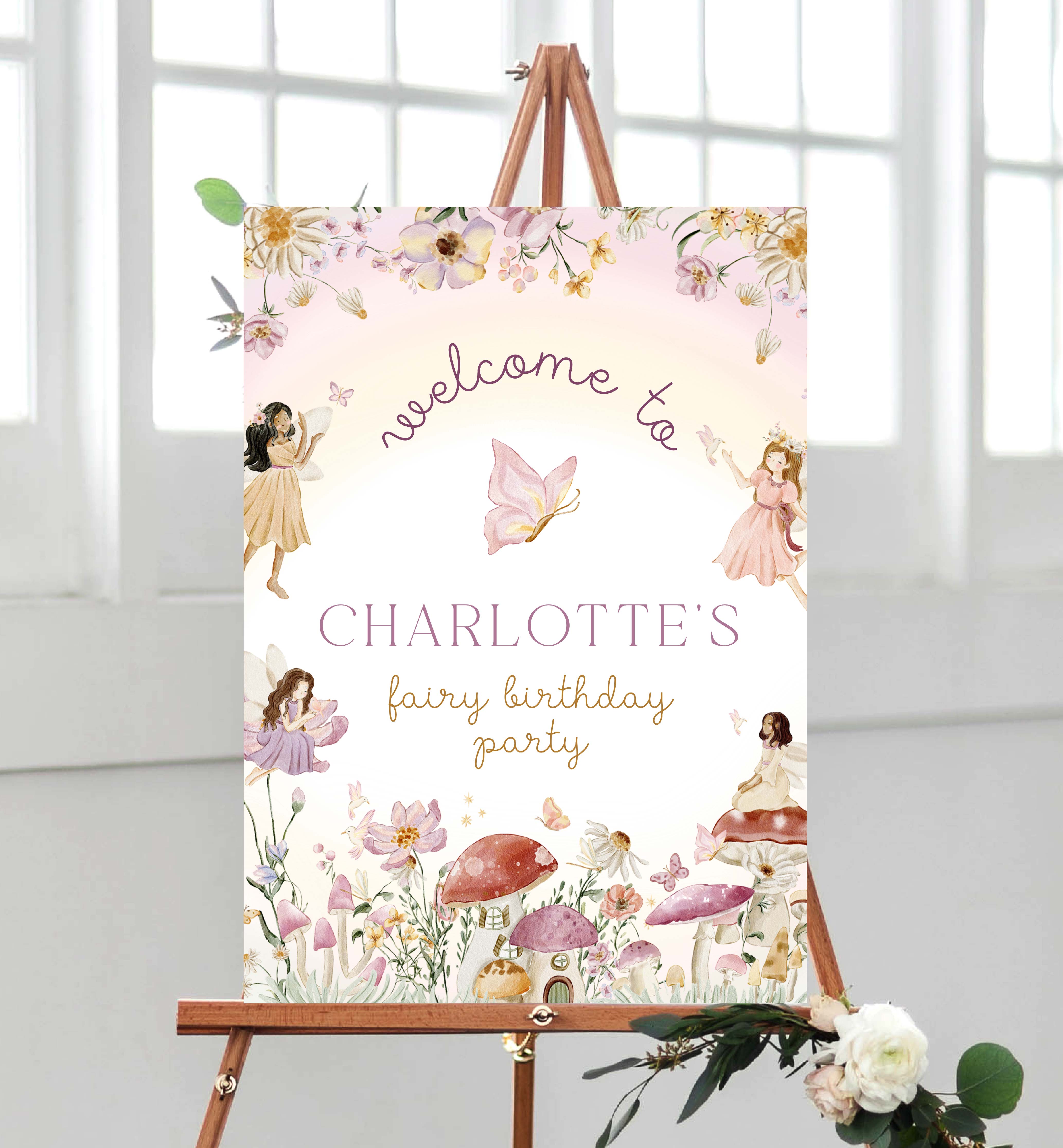 FAR-MLT-3-B2973 - FAIRY - MULTI - WELCOME SIGN design preview