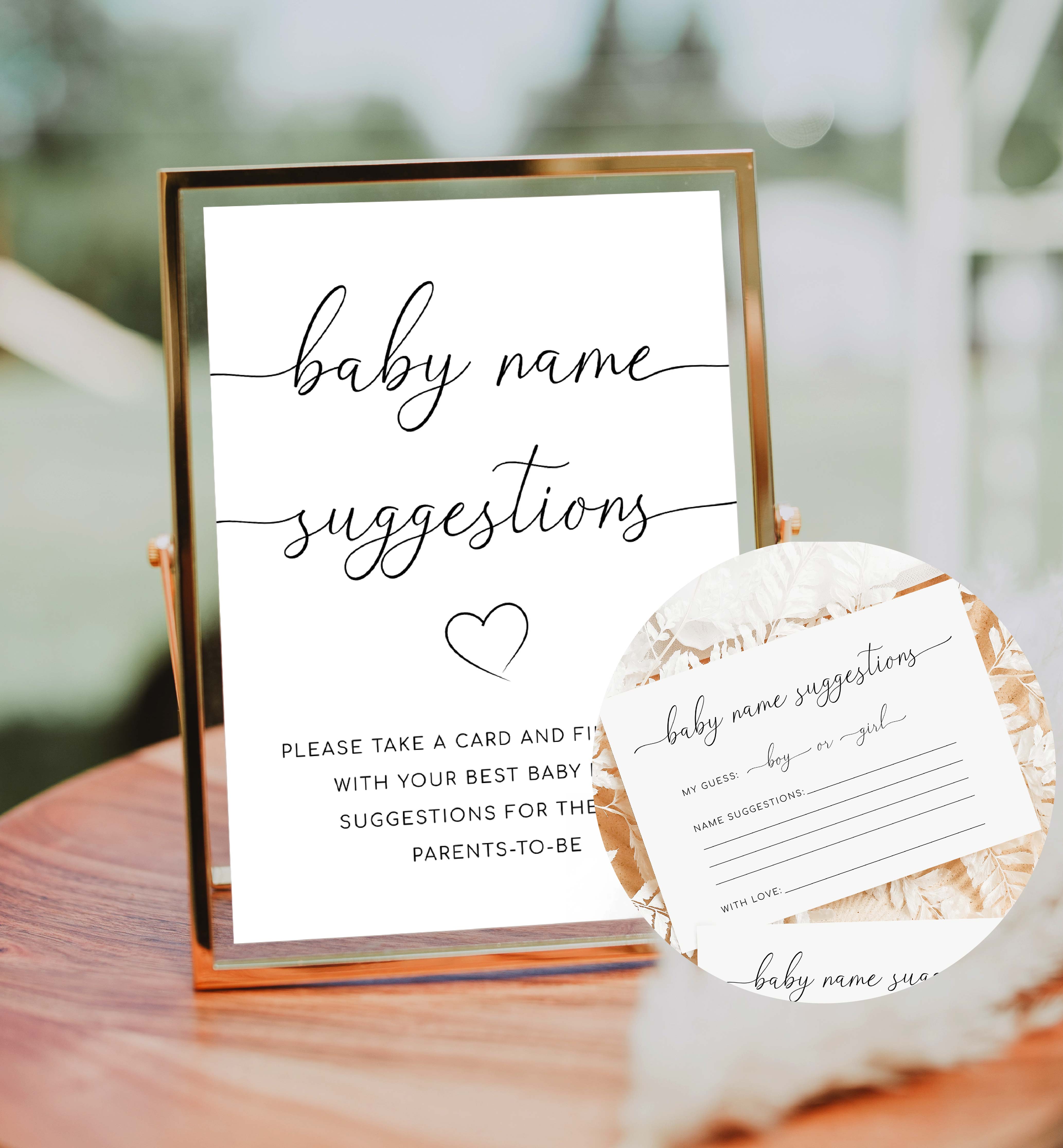 QSC-WHT-10-B2767 - QUINN SCRIPT - WHITE - BABY NAME SUGGESTION GAME design preview