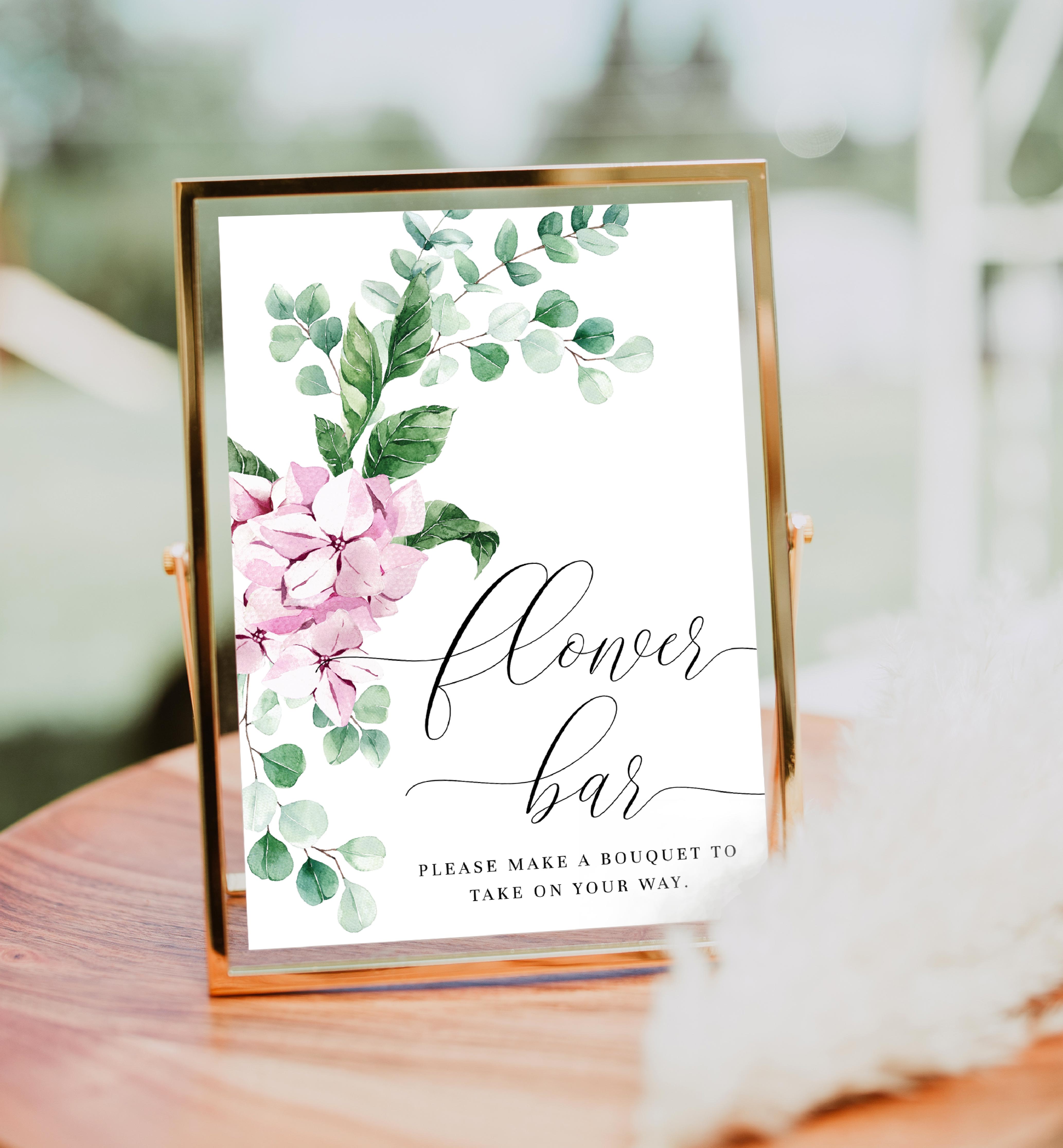 FER-PNK-7-B1946 - FERRAS BLOSSOM - PINK - FLOWER BAR SIGN design preview