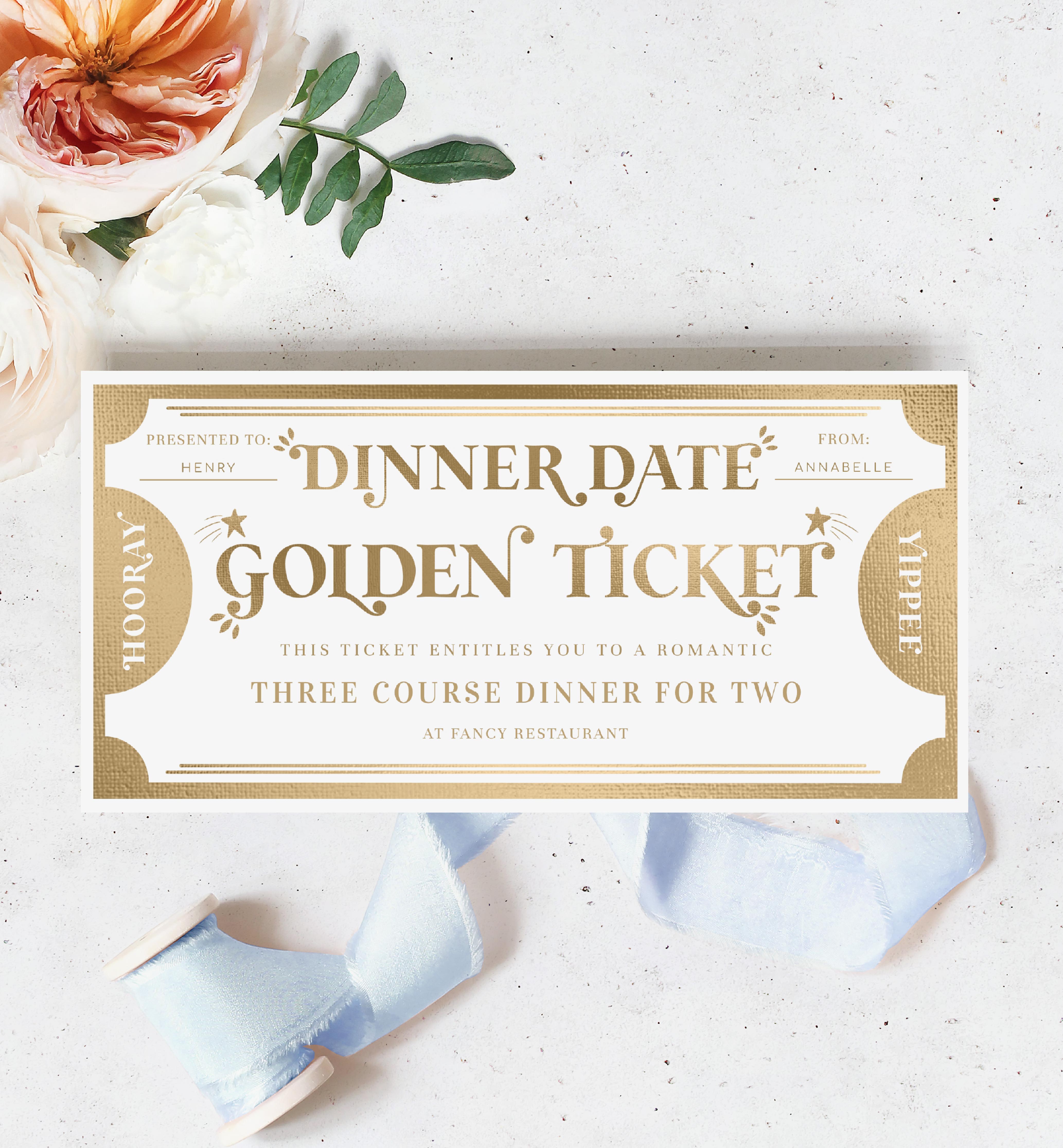 MAR-WHG-14-B2412 - MARGO - WHITE GOLD - DINNER DATE GOLDEN TICKET design preview
