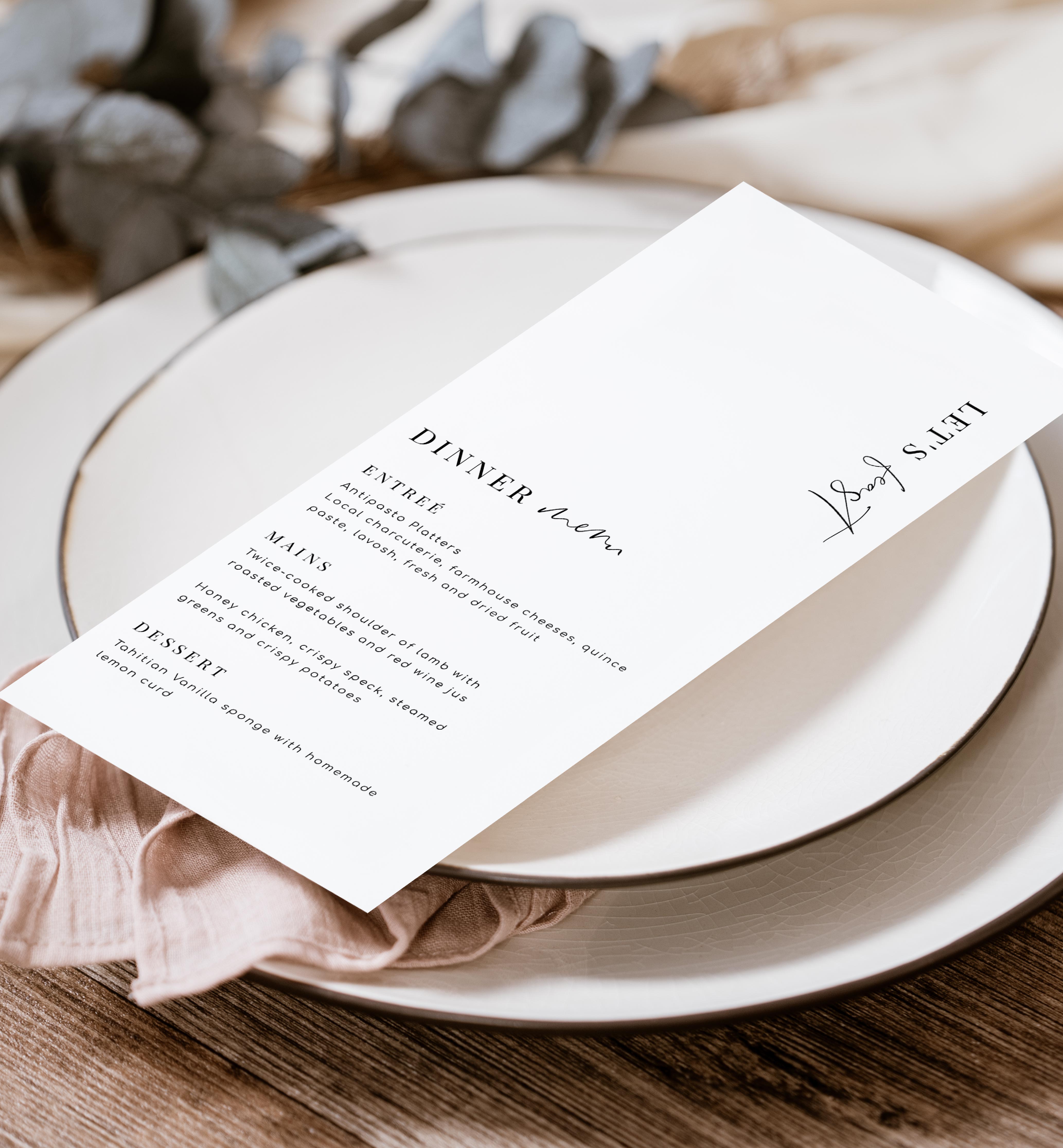 EST-WHT-12-B2111 - ESTELLE - WHITE - MENU design preview