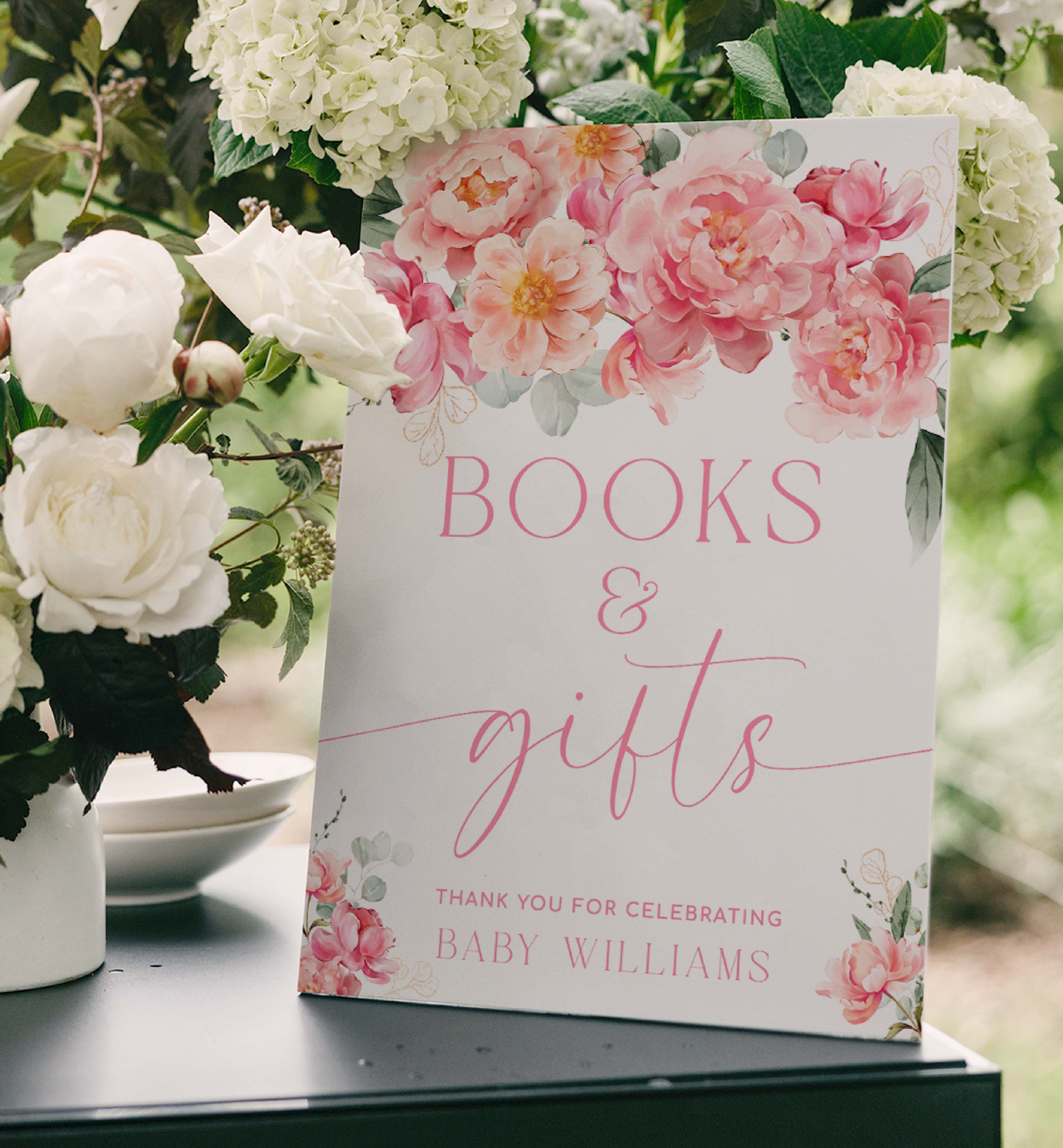 PIP-WHT-7-B3254 - PIPER - WHITE - BOOKS AND GIFTS SIGN design preview