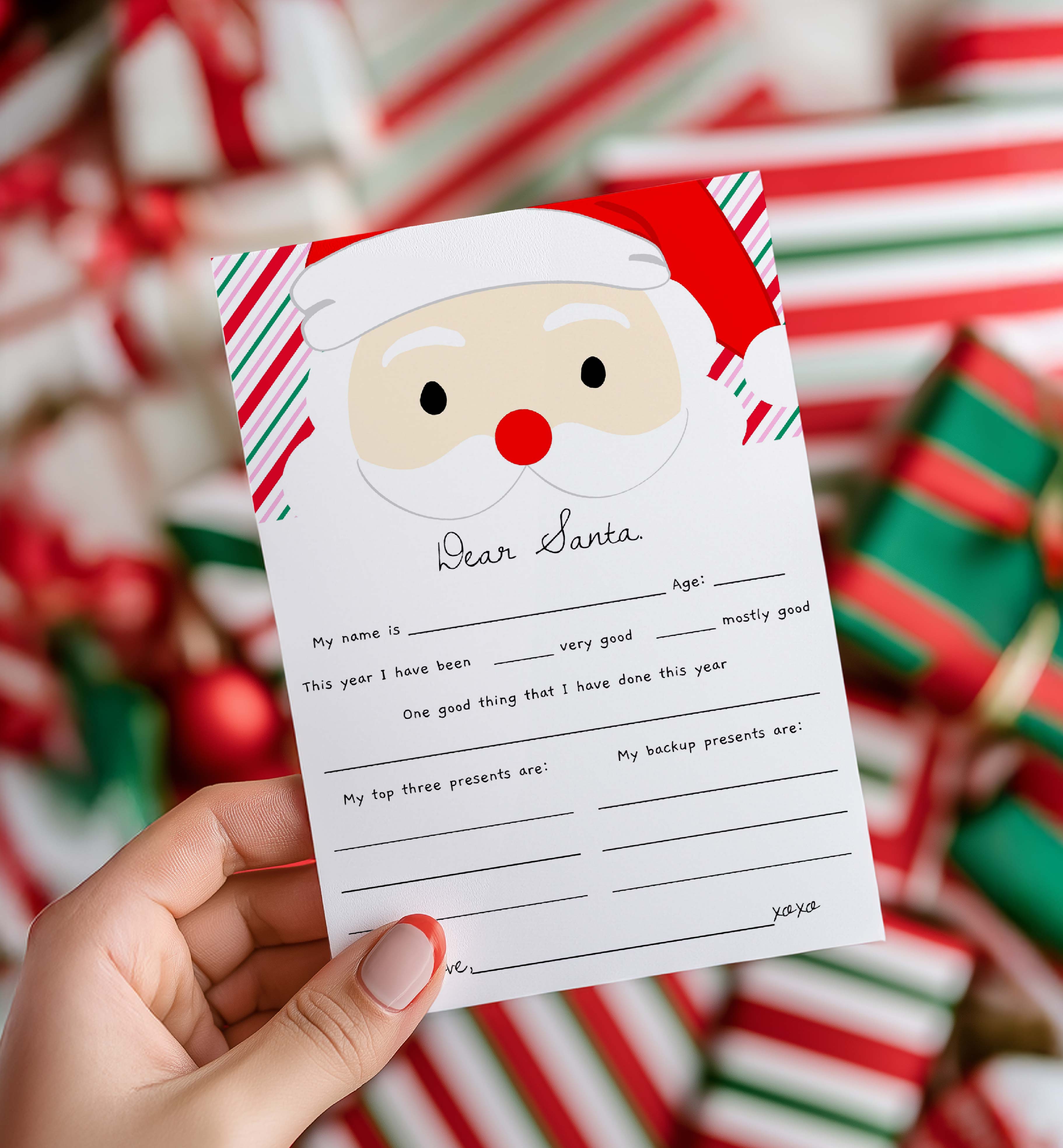 SAW-PMT-24-B3721 - SANTAS WORKSHOP - PINK MULTI  - LETTER TO SANTA design preview