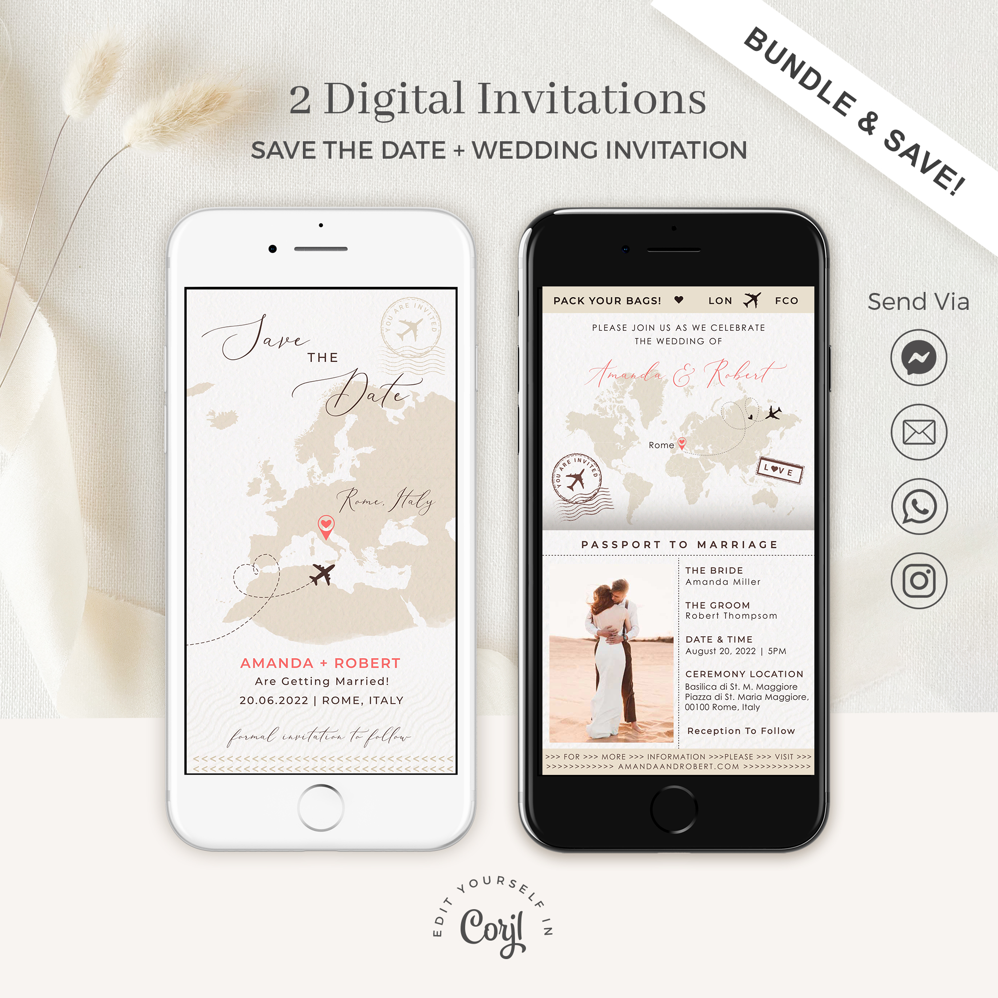 sofia-evite-bundle-16-02 | map save the date + passport evite design preview