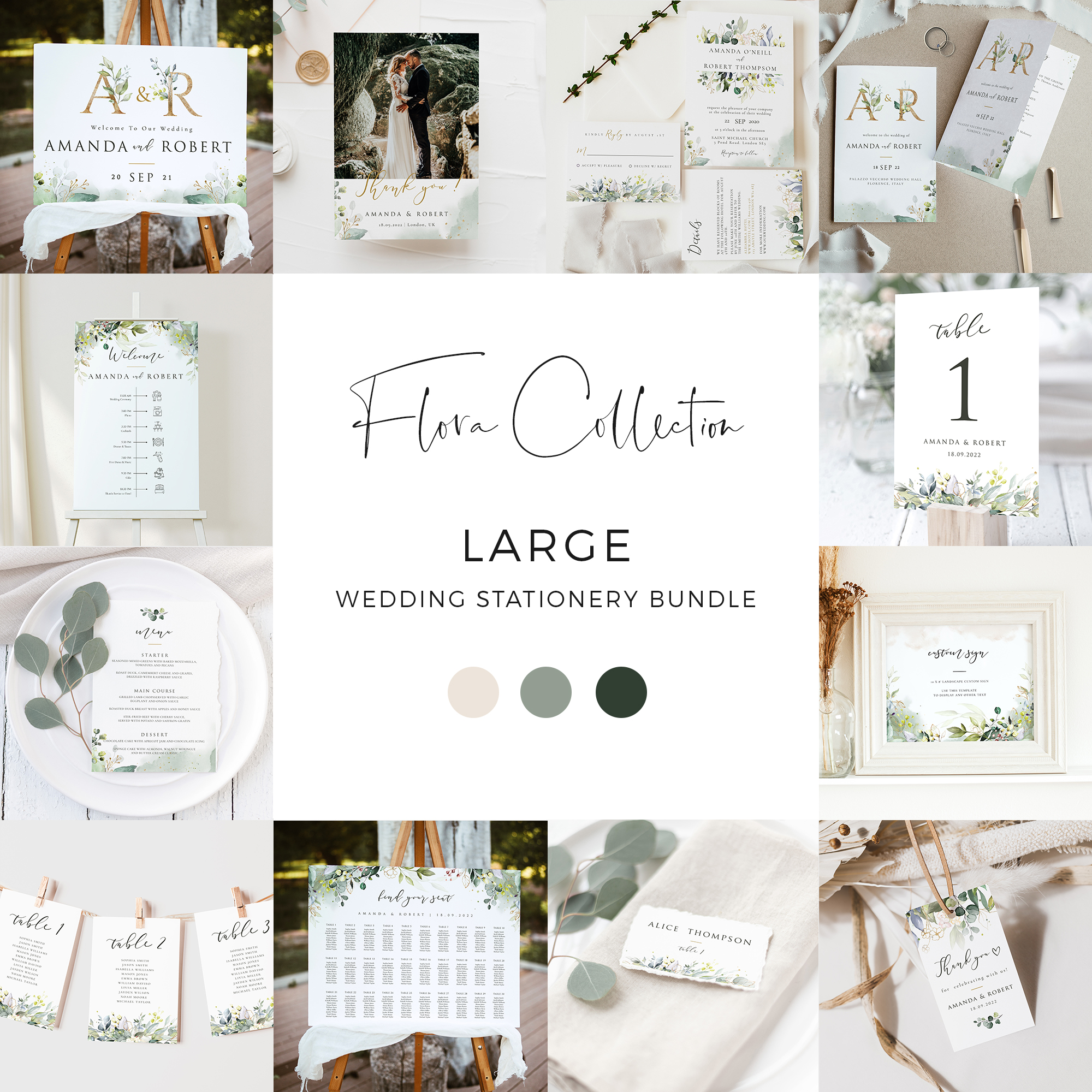 flora-large-bundle-06-01 | Large Wedding Stationery Bundle design preview