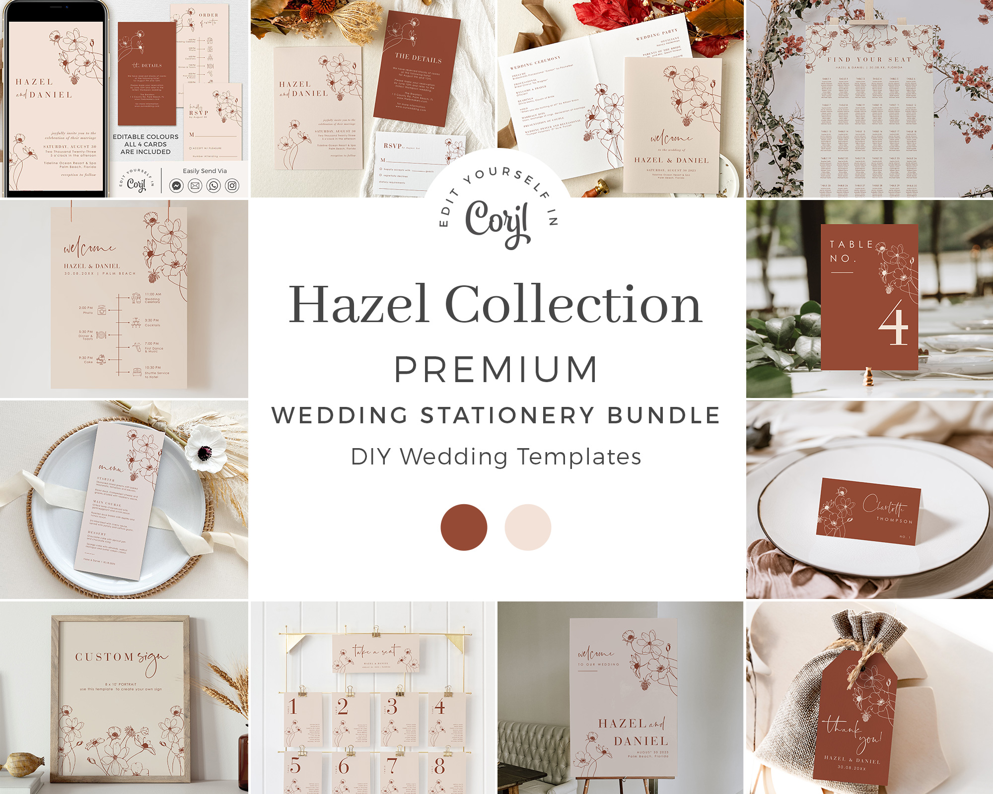 hazel-large-bundle-35-01 | HAZEL wedding stationery bundle design preview