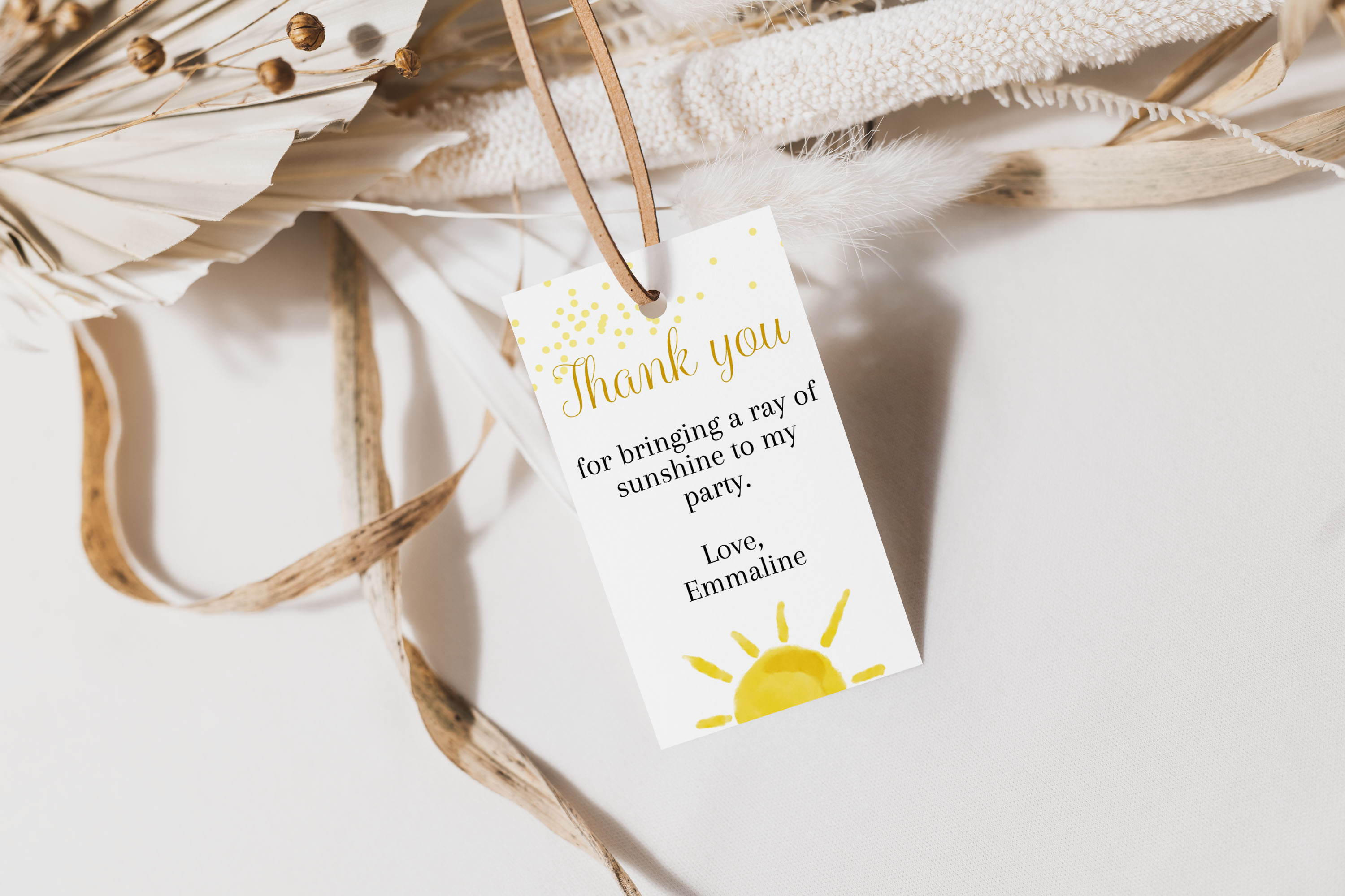 Sunshine Favor Tag 400 design preview