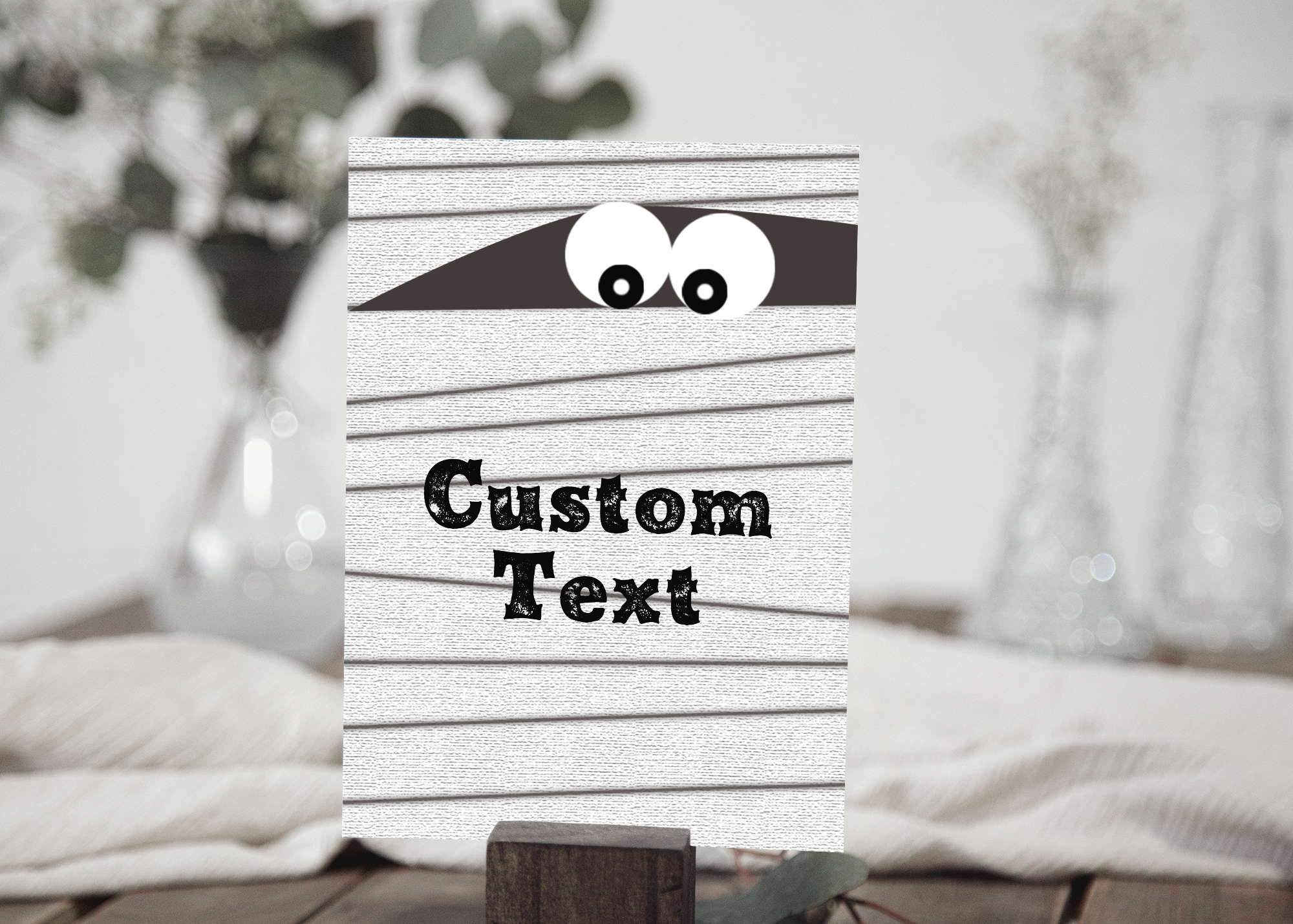Mummy Sign 5x7 109a design preview