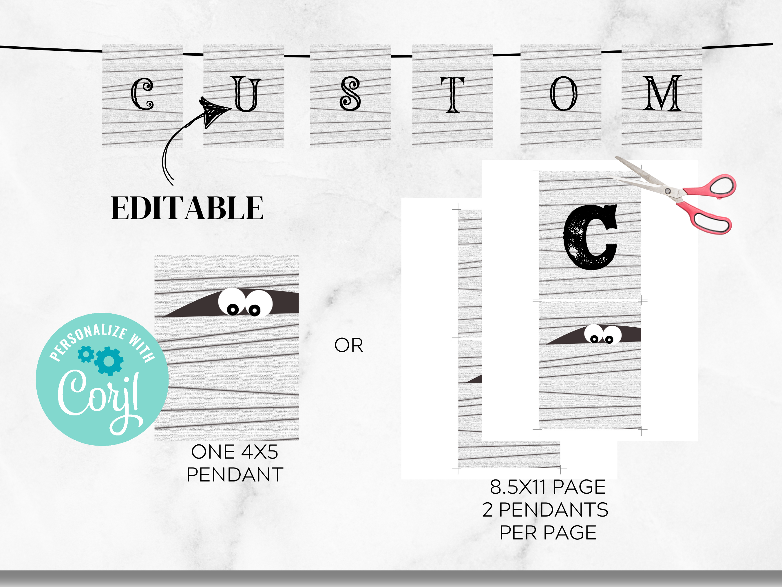 Mummy Banner 109f design preview