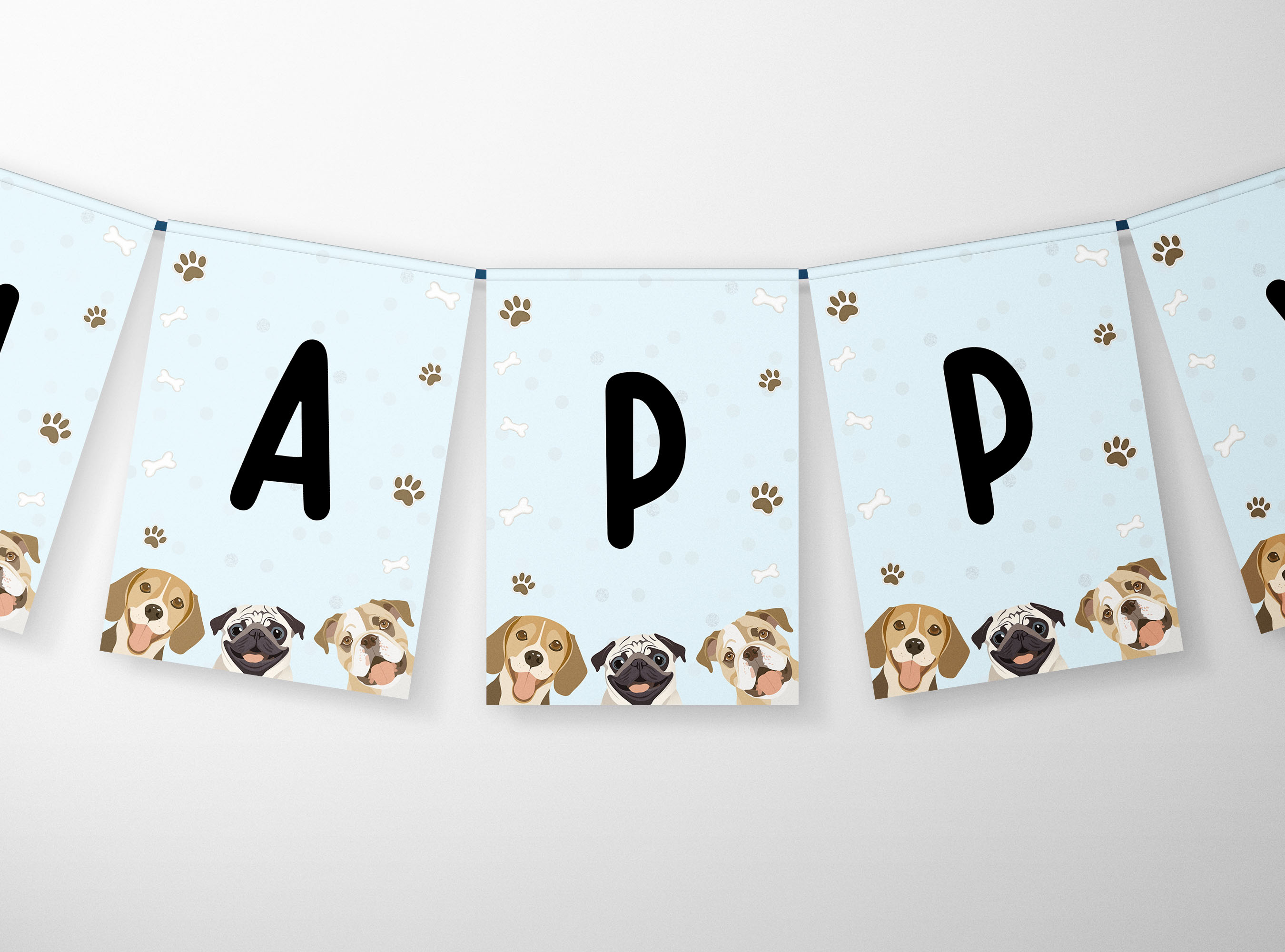 Let's Pawty Banner 180f design preview