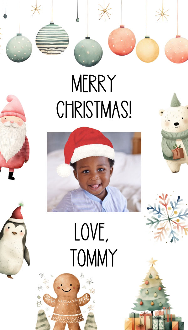 Christmas Tag 130a design preview