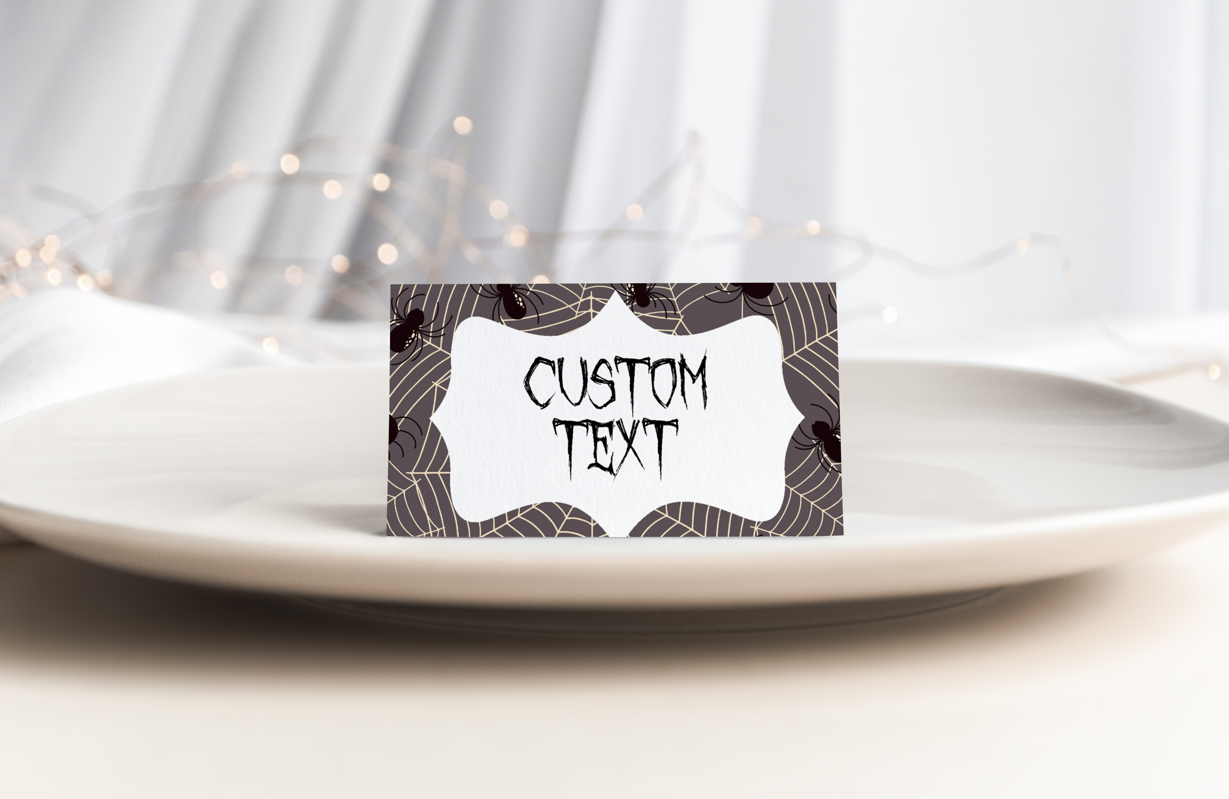 Spider Place Card -116 design preview