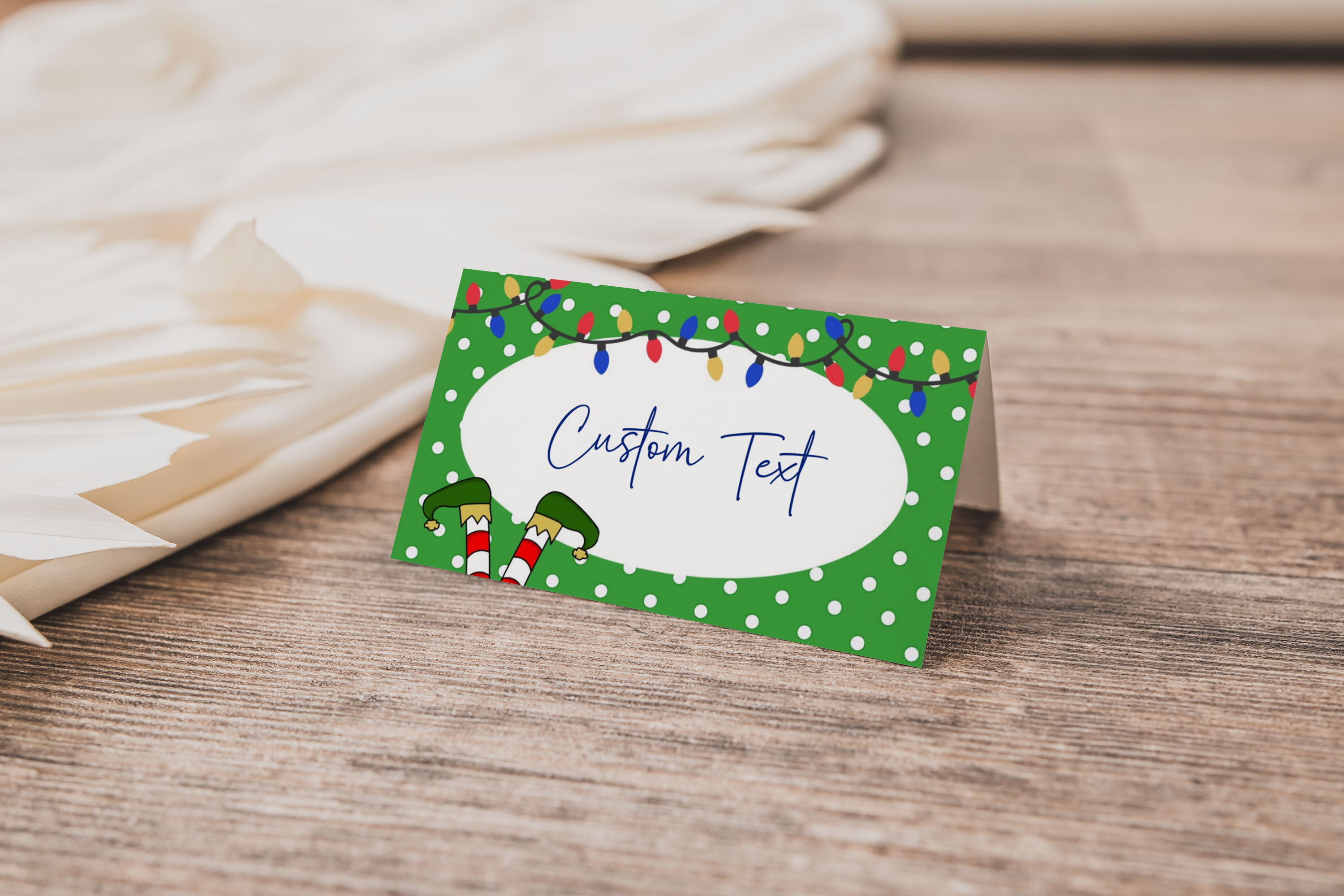 Elf Place Card - 142 design preview