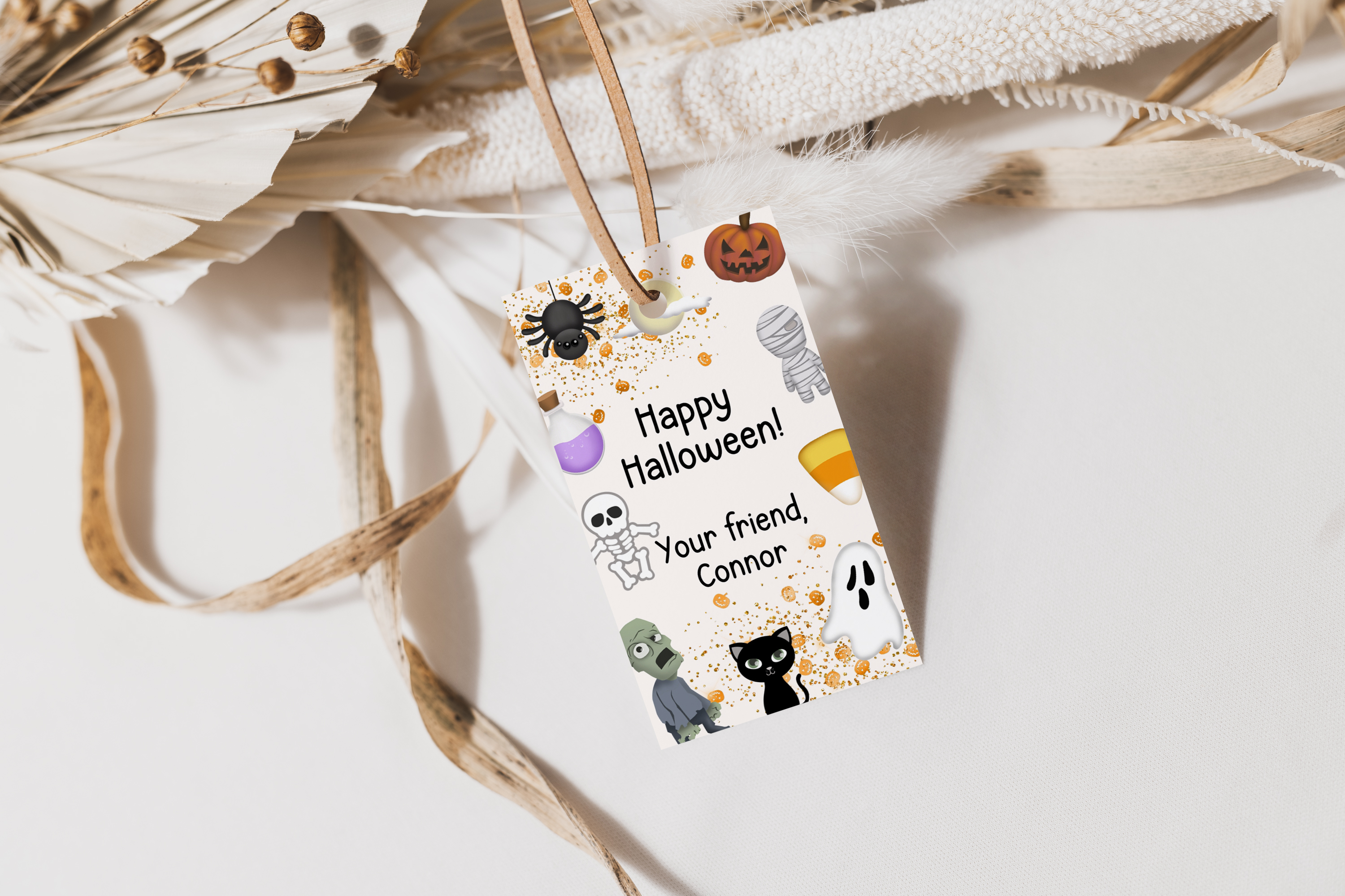Halloween Favor Tag - 114 design preview
