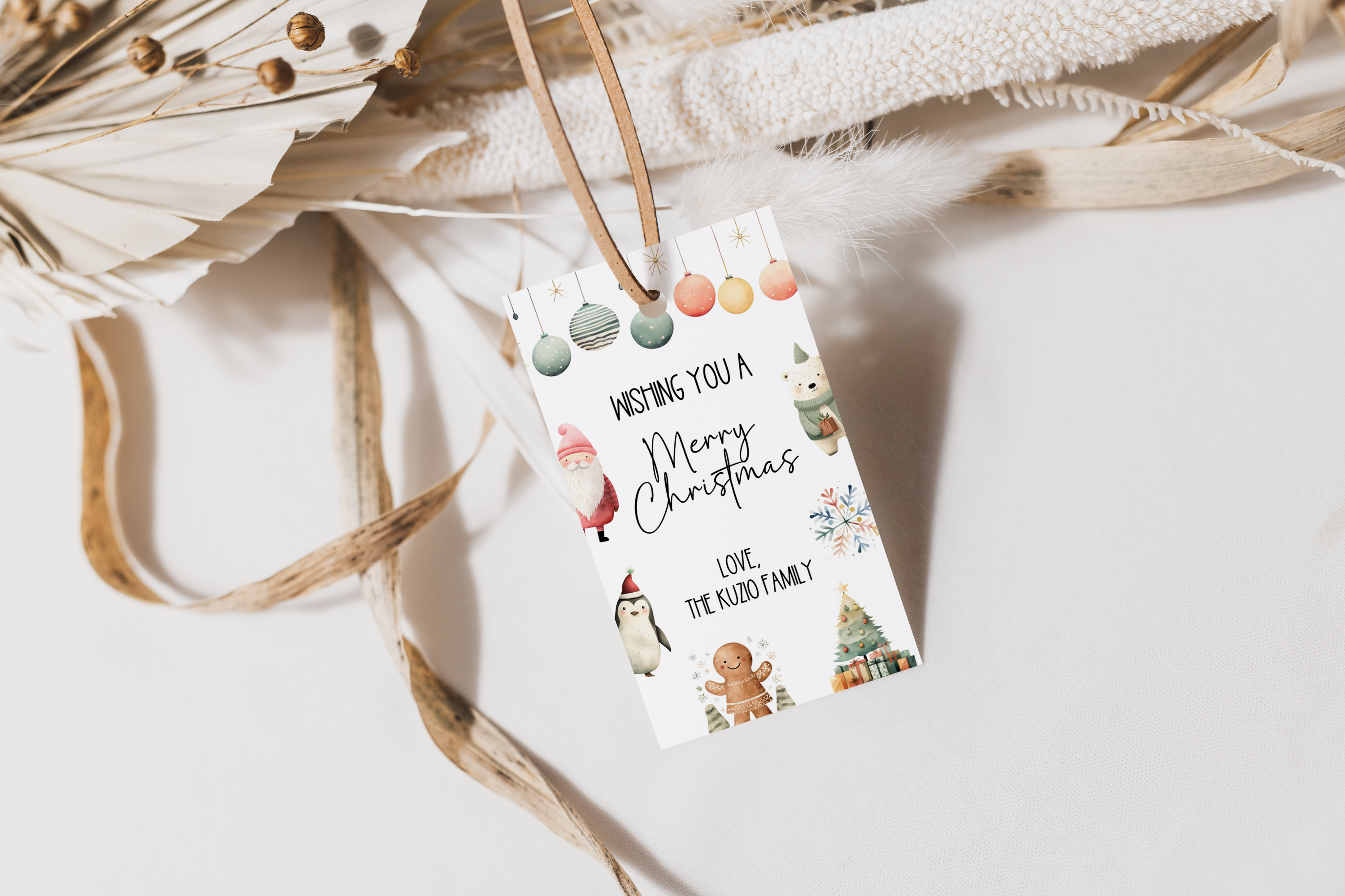 Christmas Tag 130 design preview