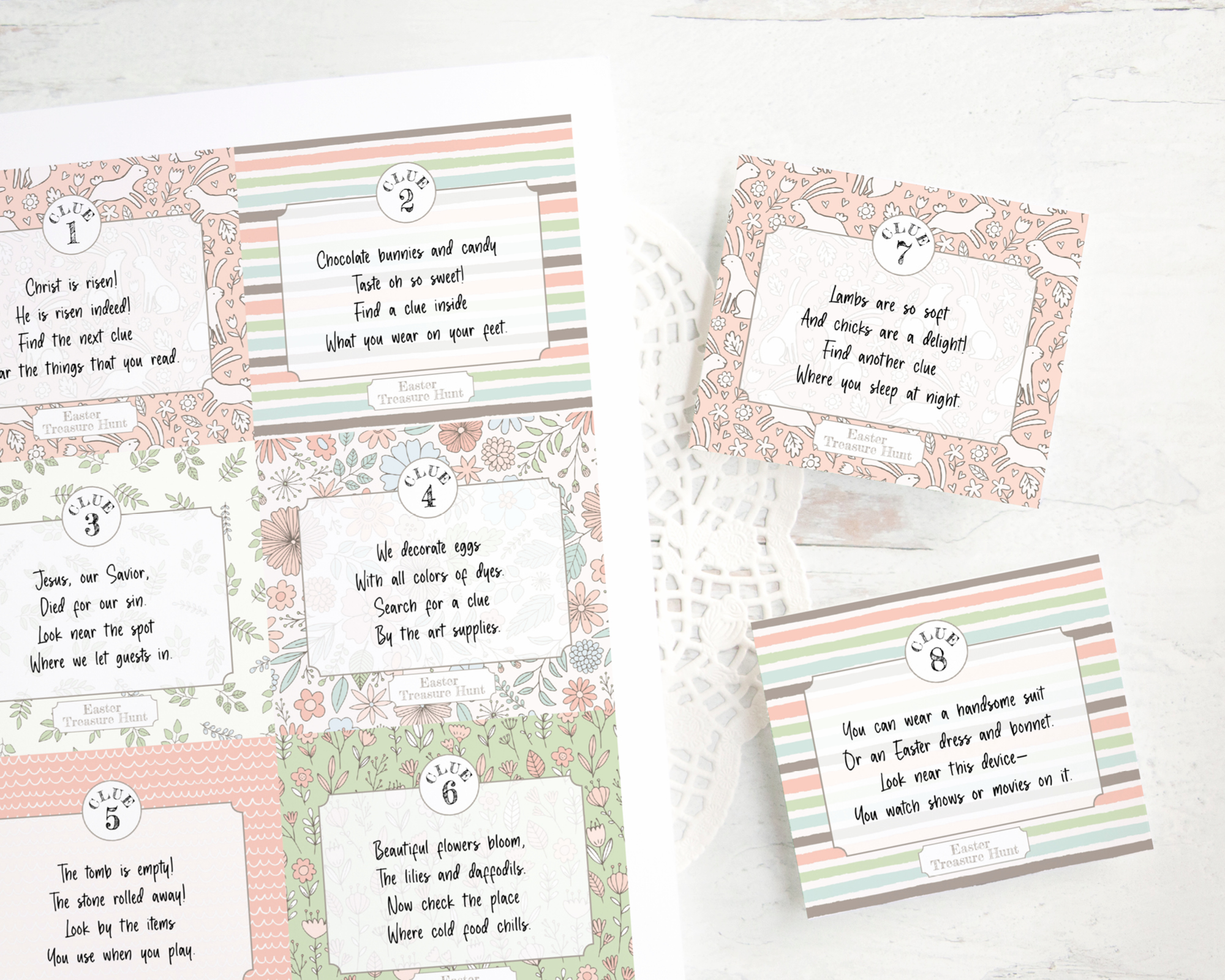 Easter Treasure Hunt - Christian References design preview