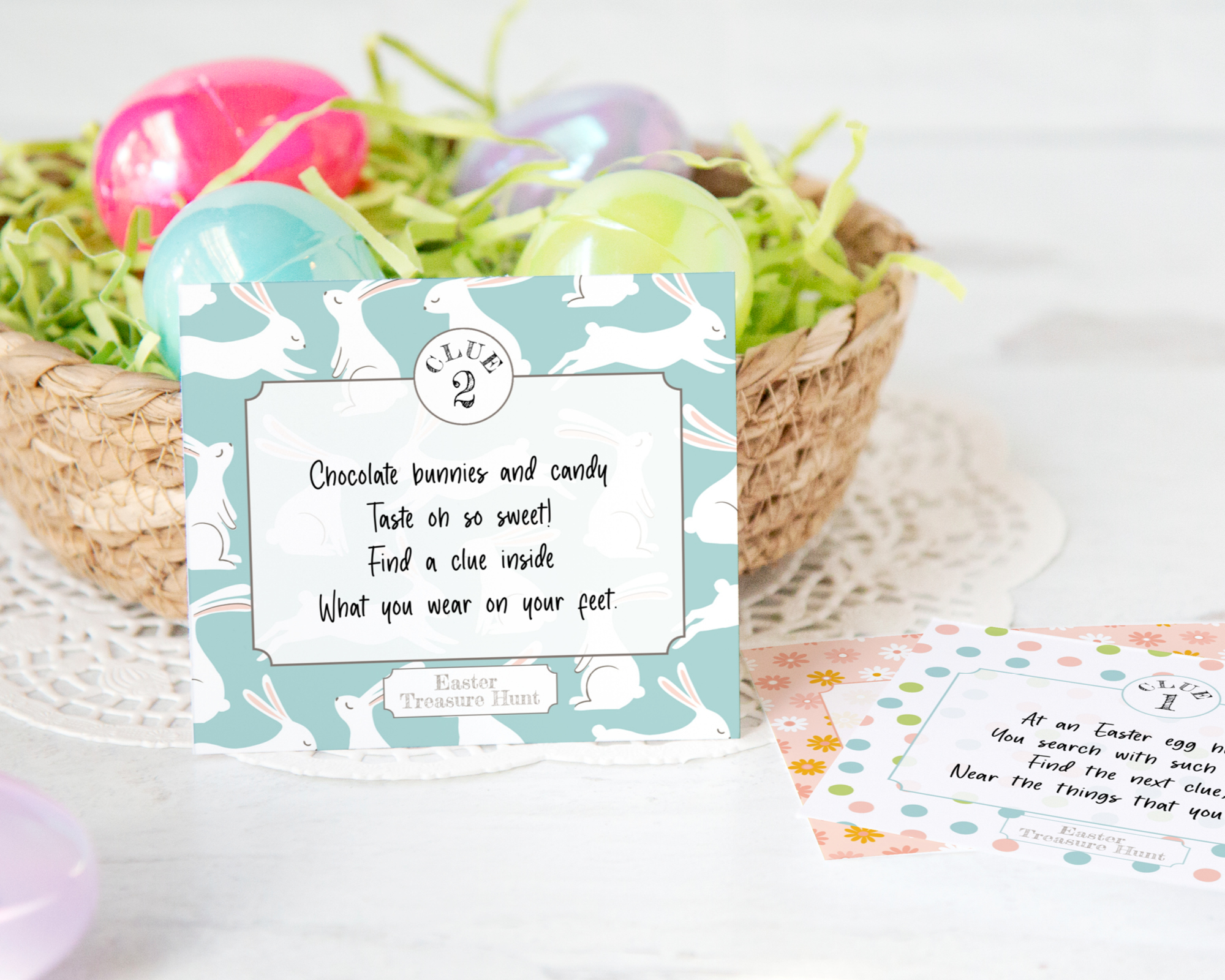 Easter Treasure Hunt - nonreligious design preview
