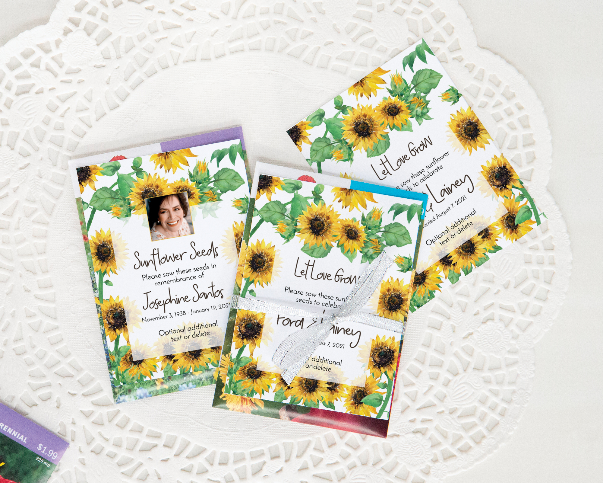 Sunflower Seed Tag design preview