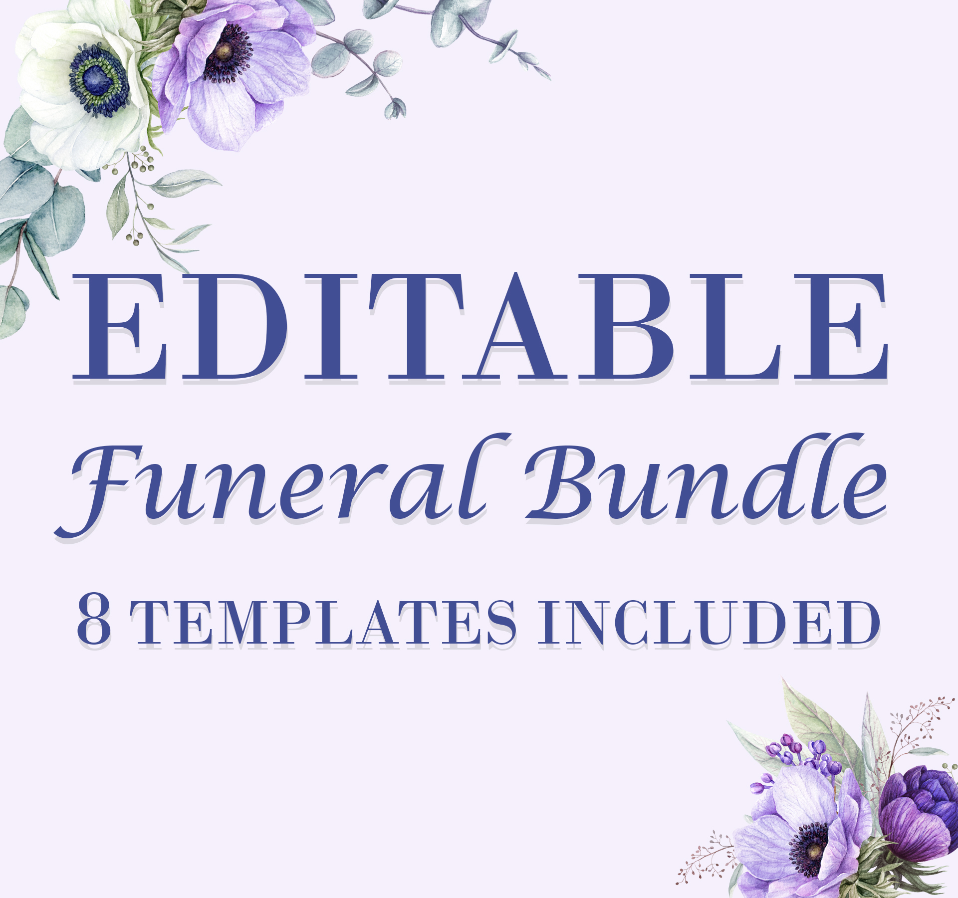 Lilac Funeral Bundle design preview