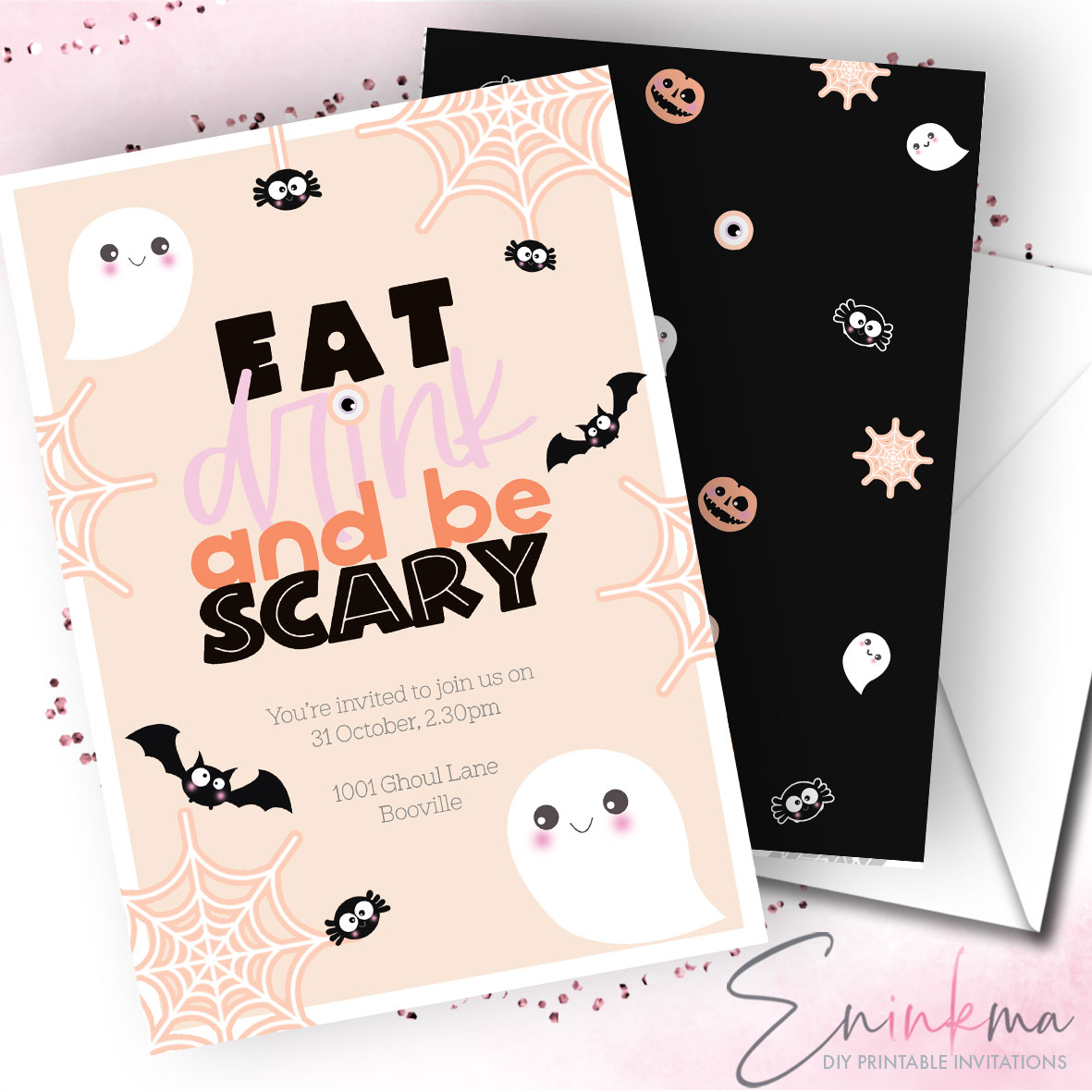 Boo-tiful Invitations design preview