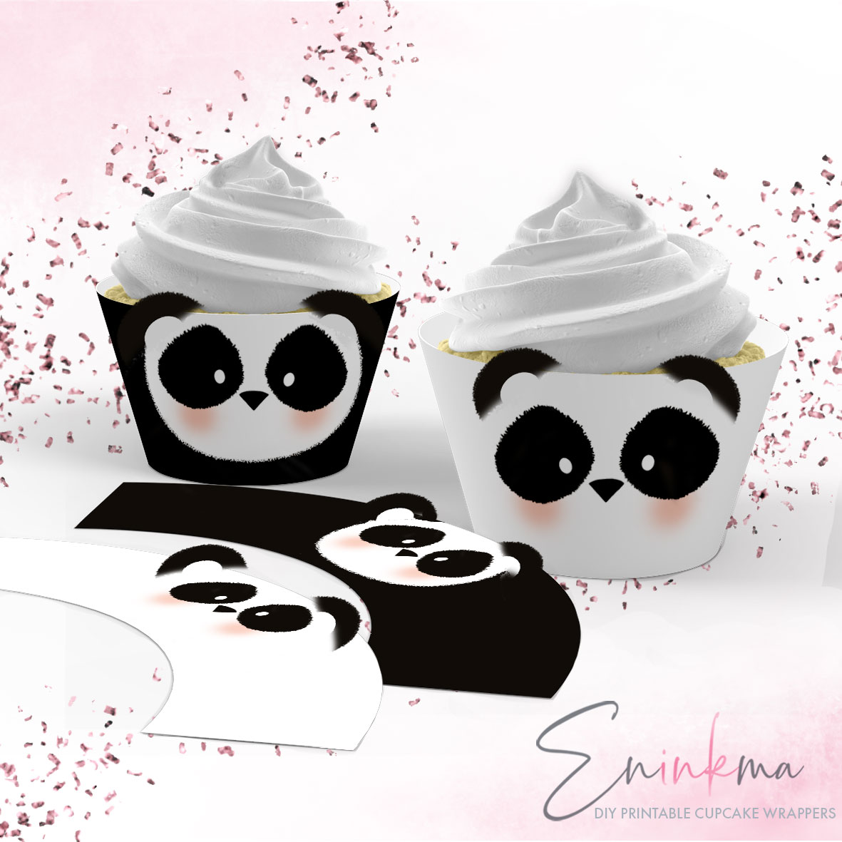 Pandemonium Cupcake Wrappers design preview