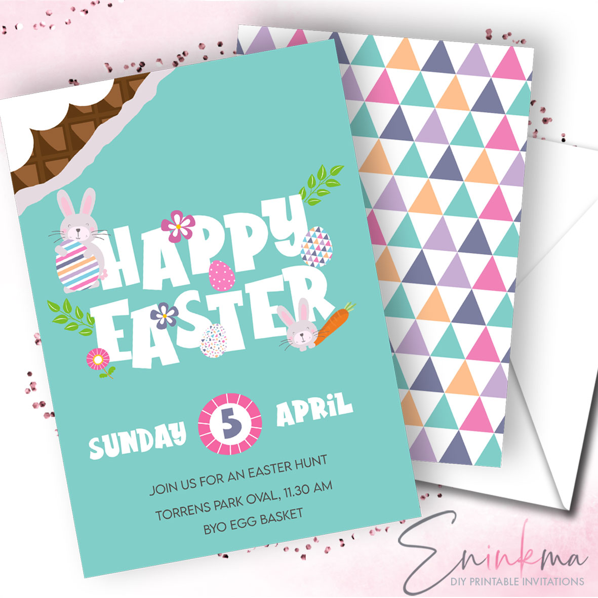 Easter Feaster Invitations design preview