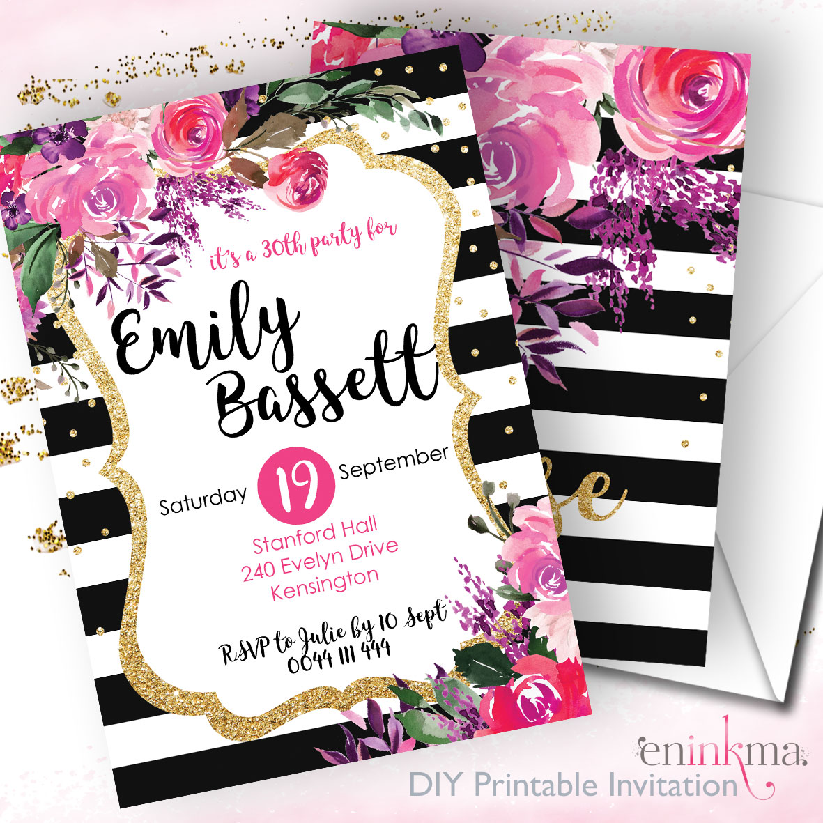 Envy Invitations design preview