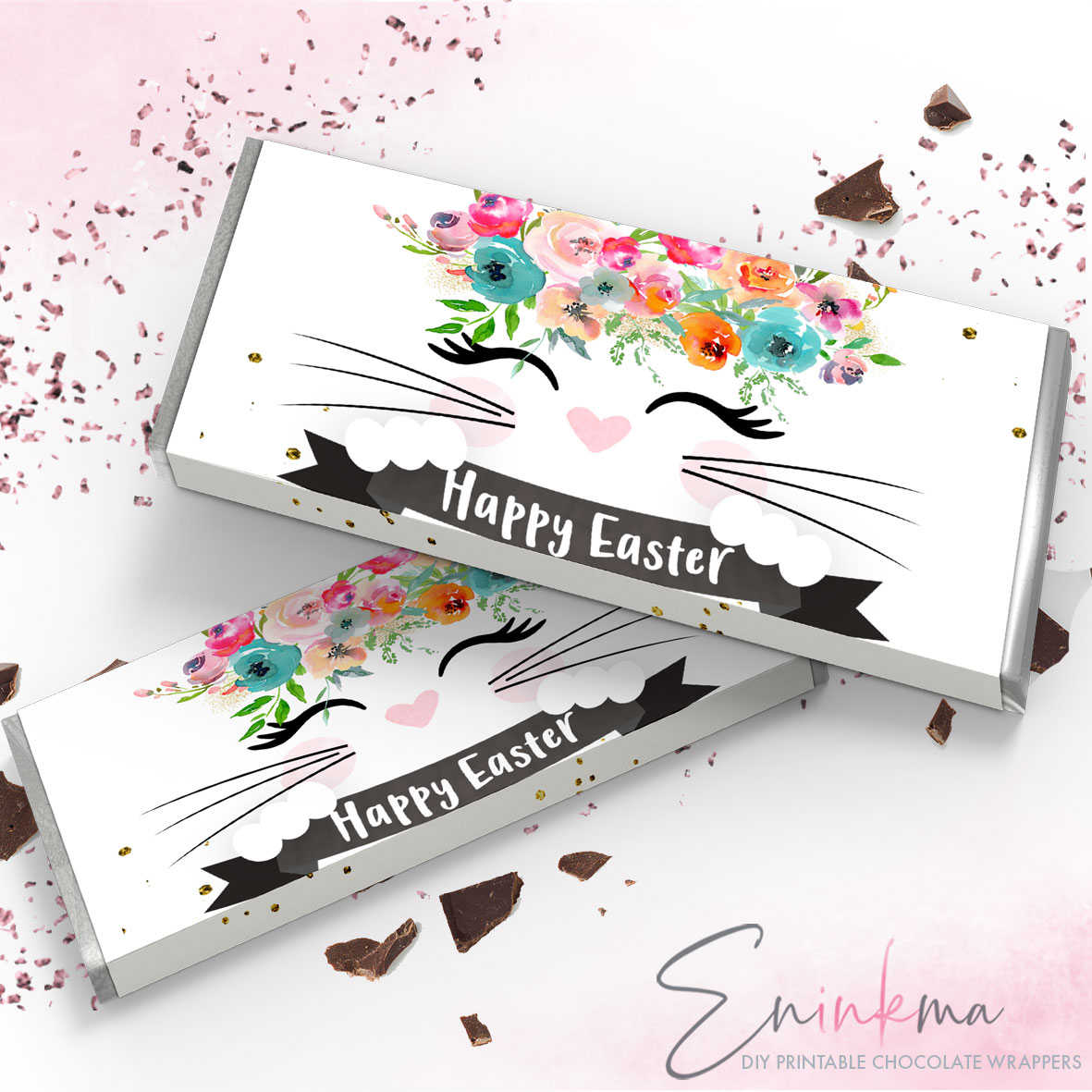 Easter Buns Chocolate Wrapper design preview