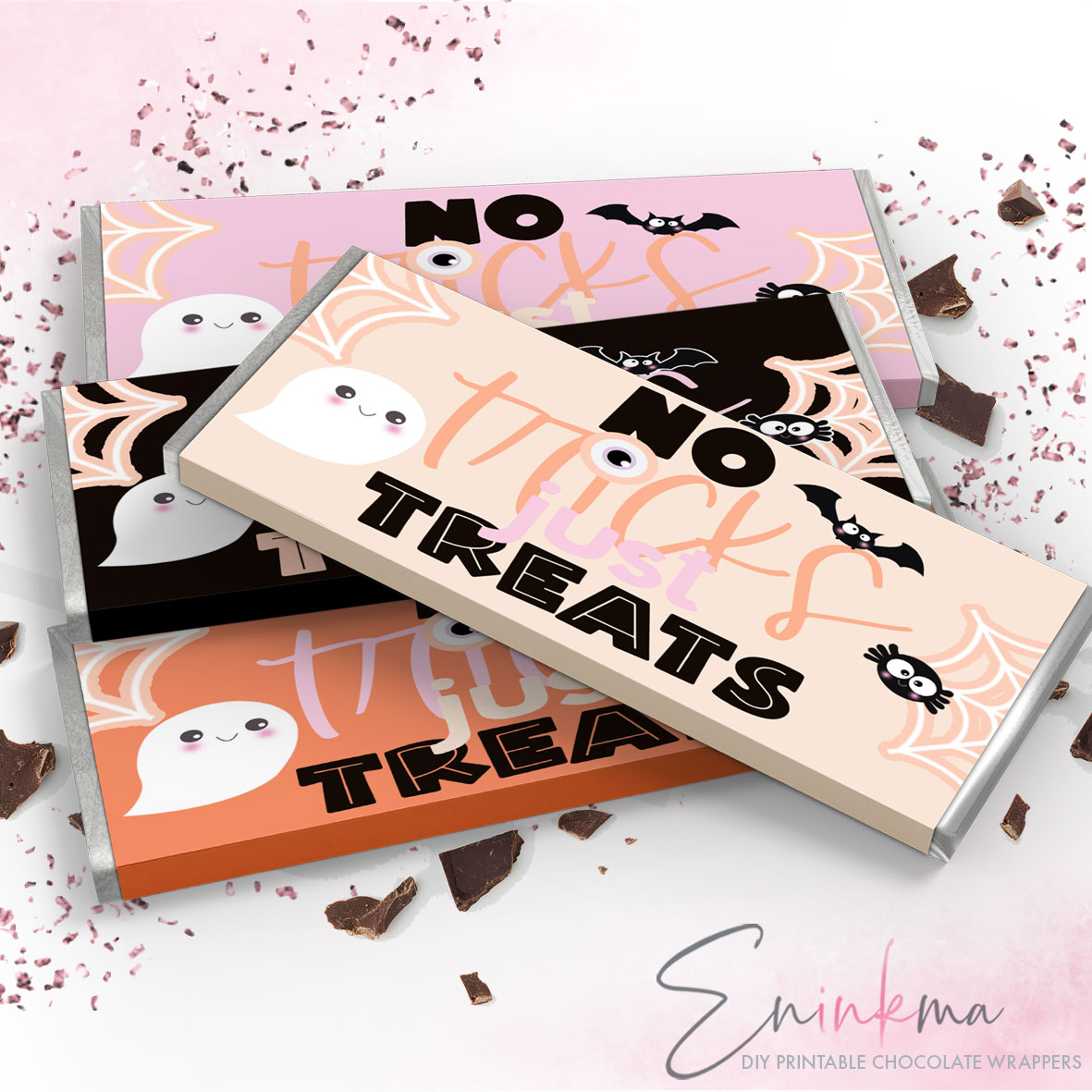 Boo-tiful Chocolate Wrappers design preview