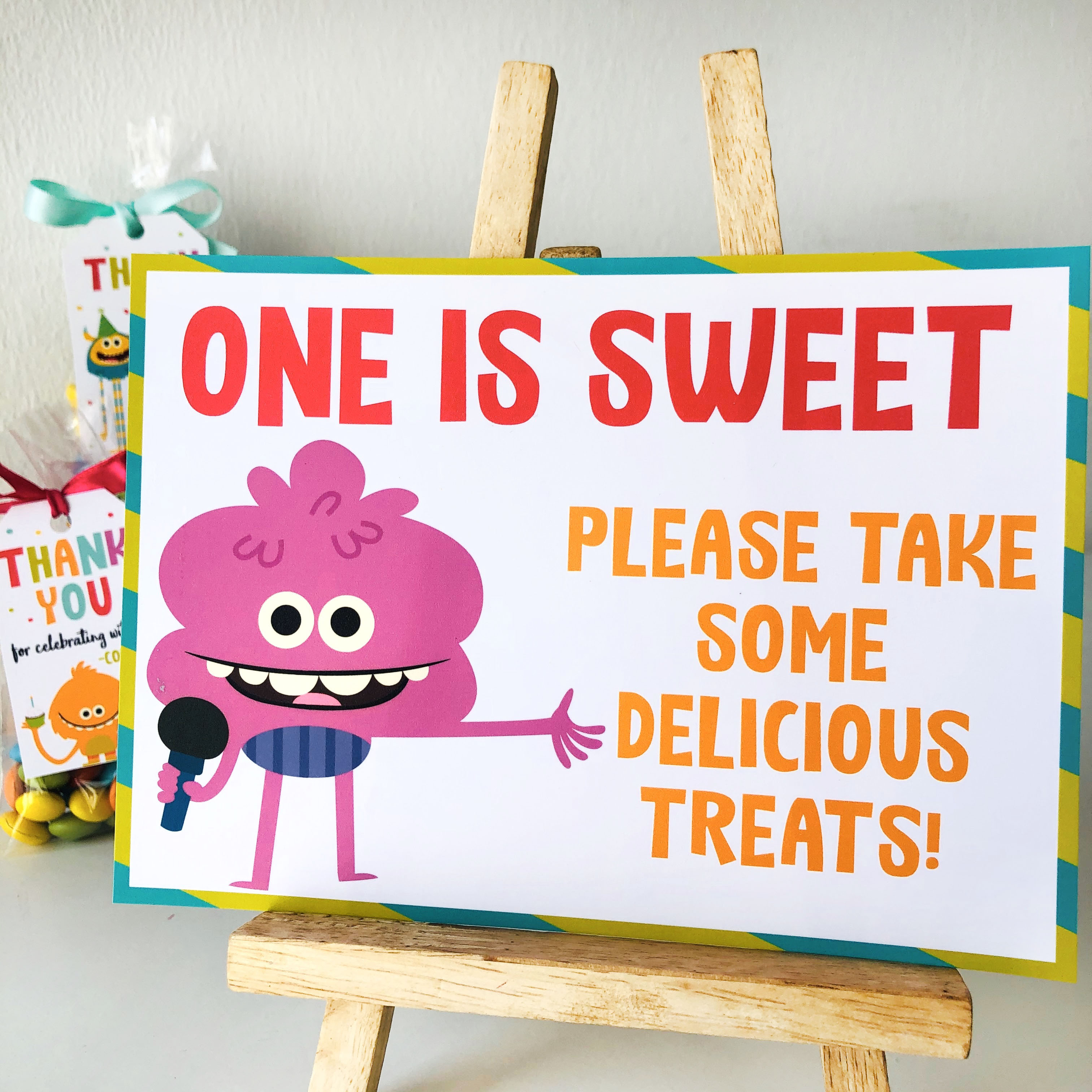 Monsters Treats Sign design preview