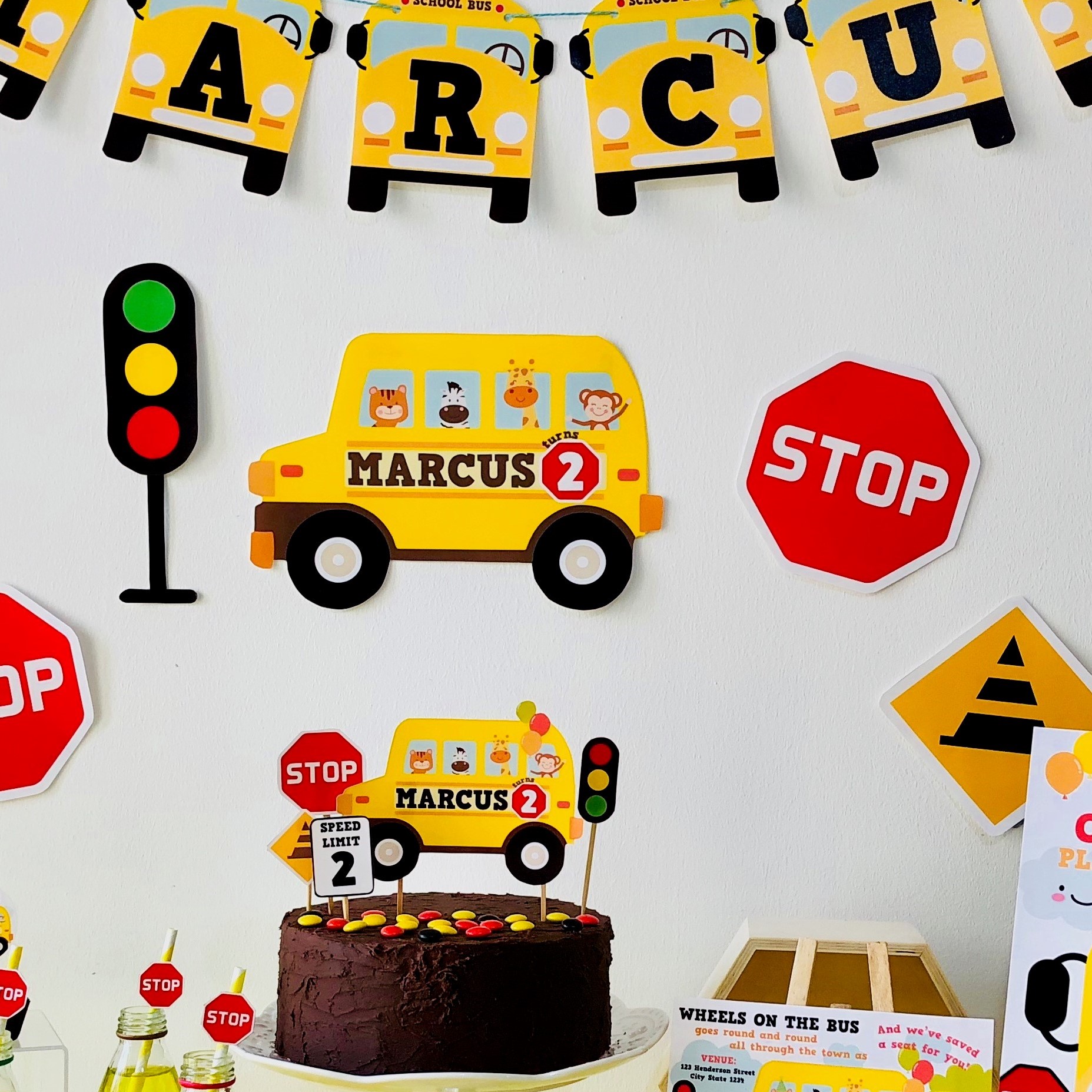 Wheels on the Bus Cut-Outs design preview