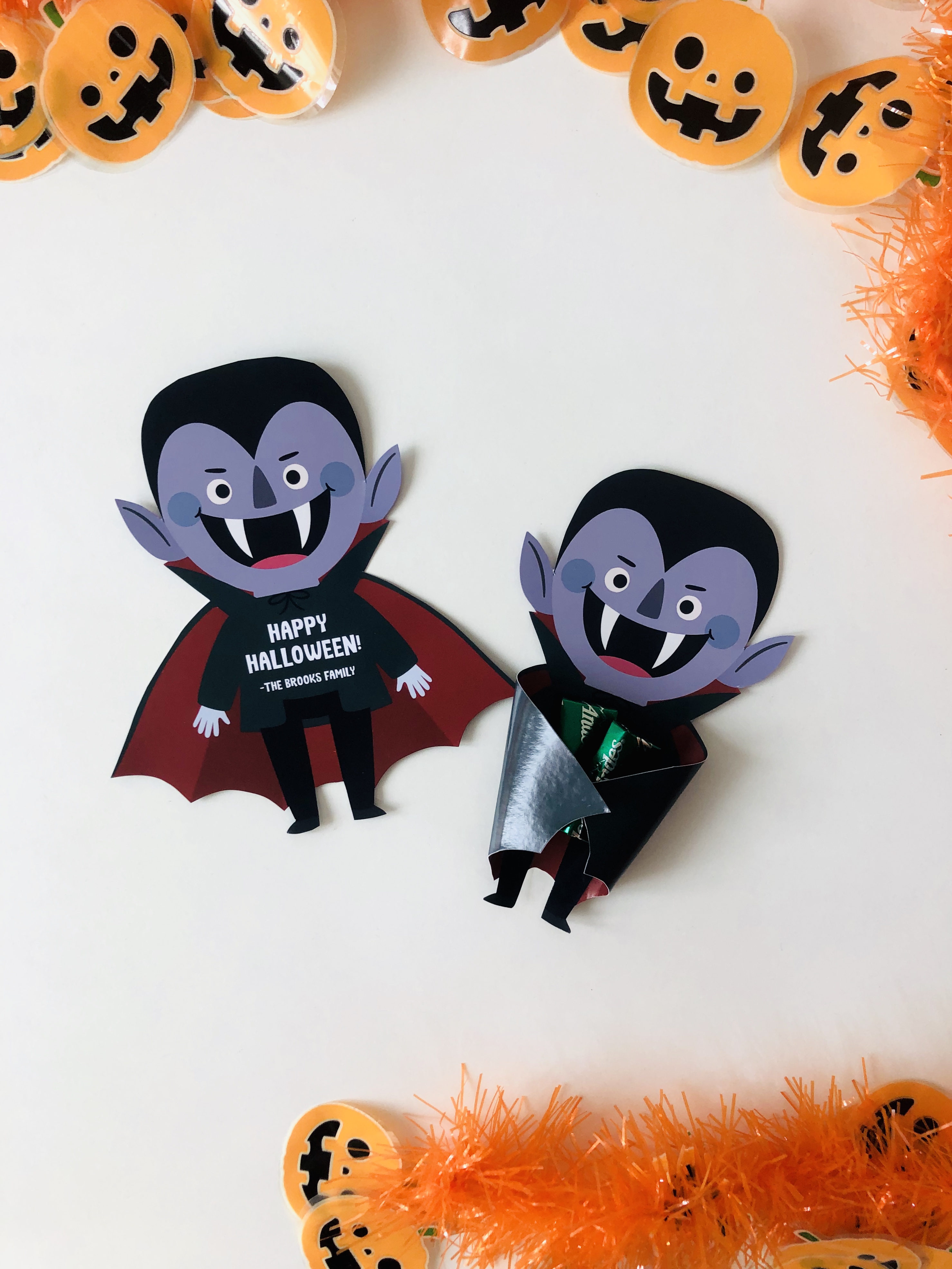 Halloween Vampire Printable design preview