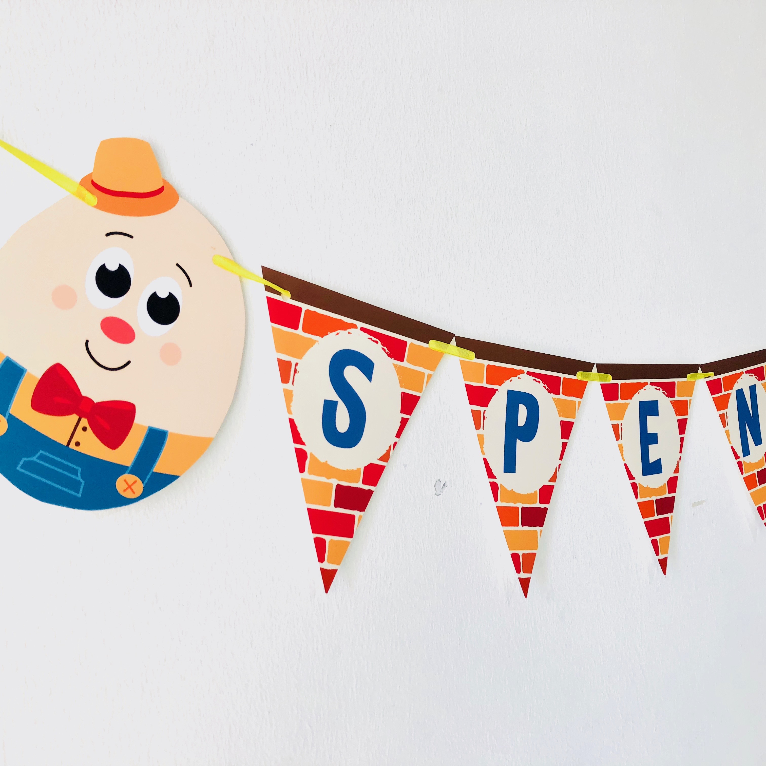 Humpty Dumpty Banner design preview