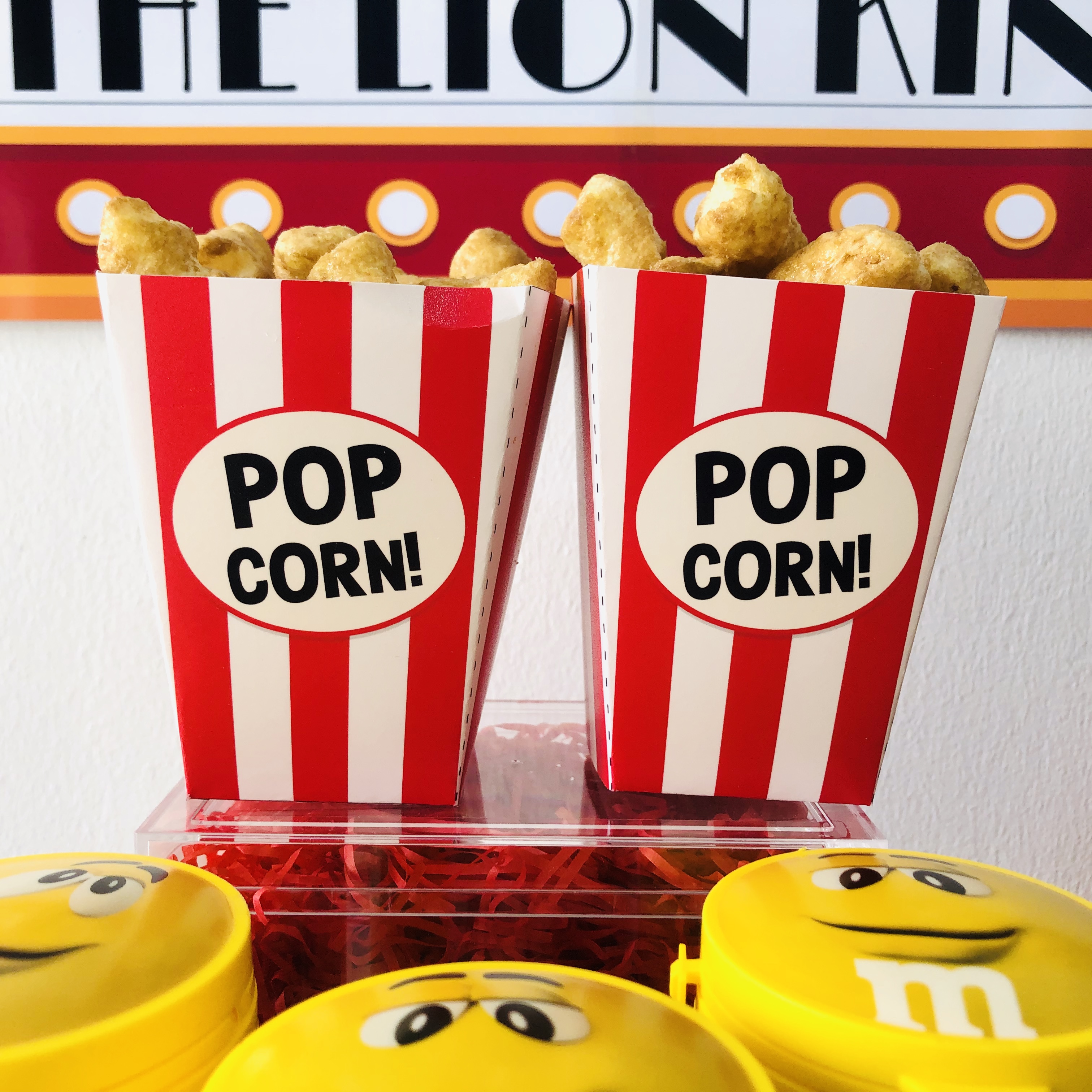 Movie Night Popcorn Box design preview