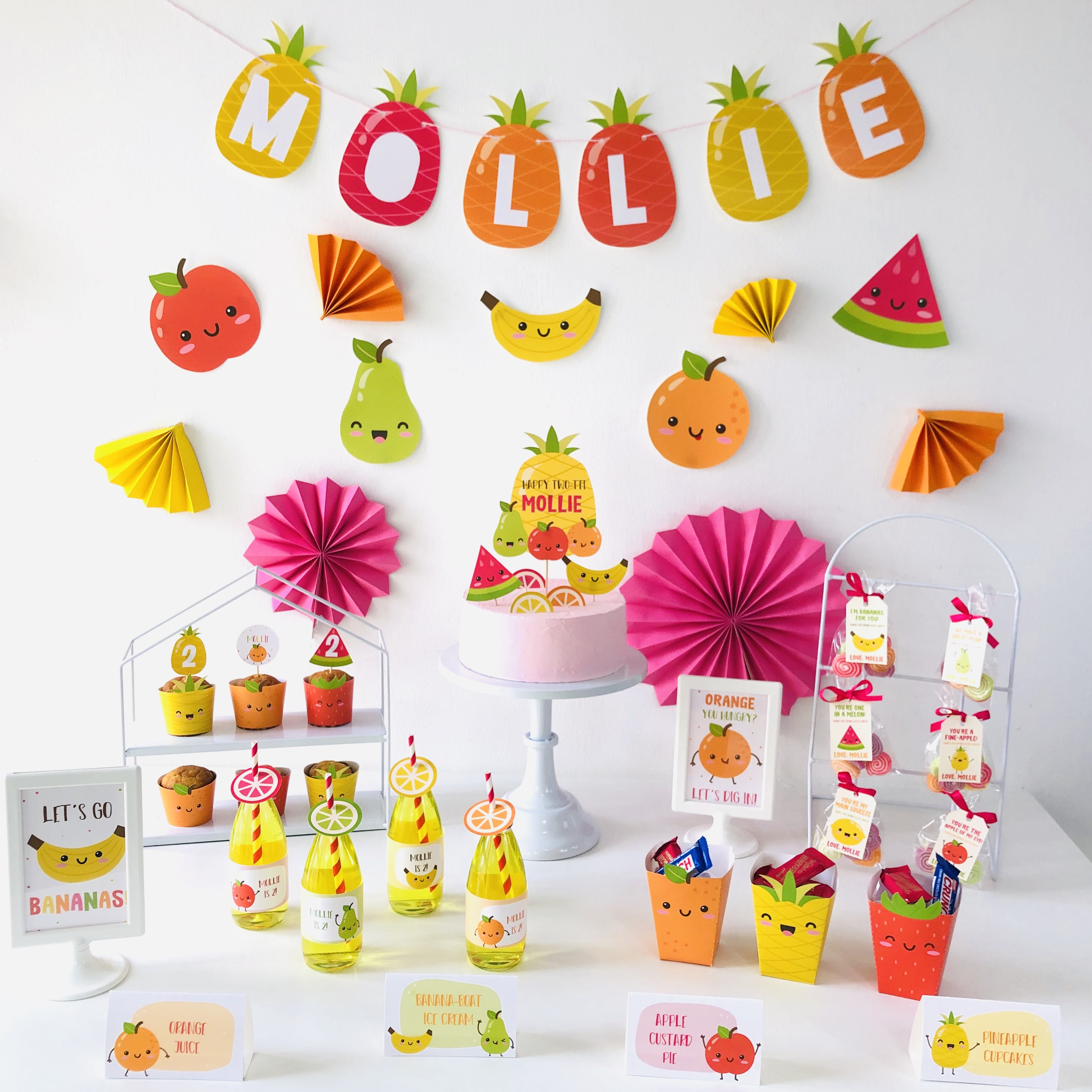 Tutti Frutti Party Decorations Kit design preview