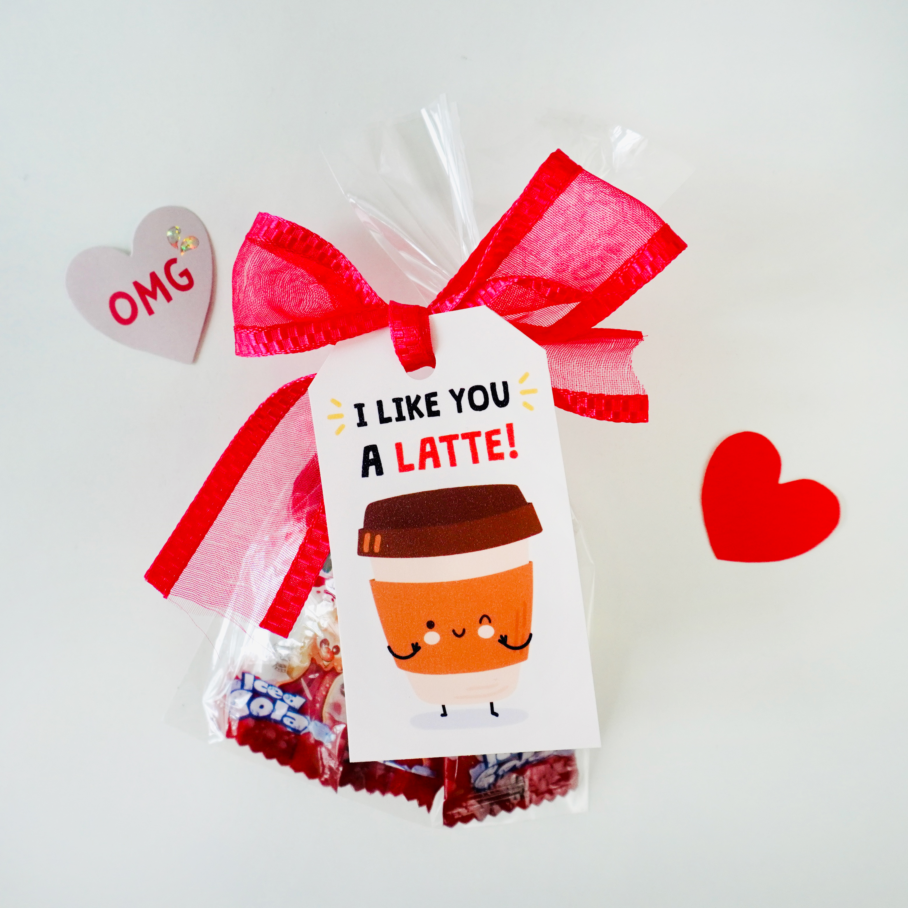 Valentines Latte Printable design preview
