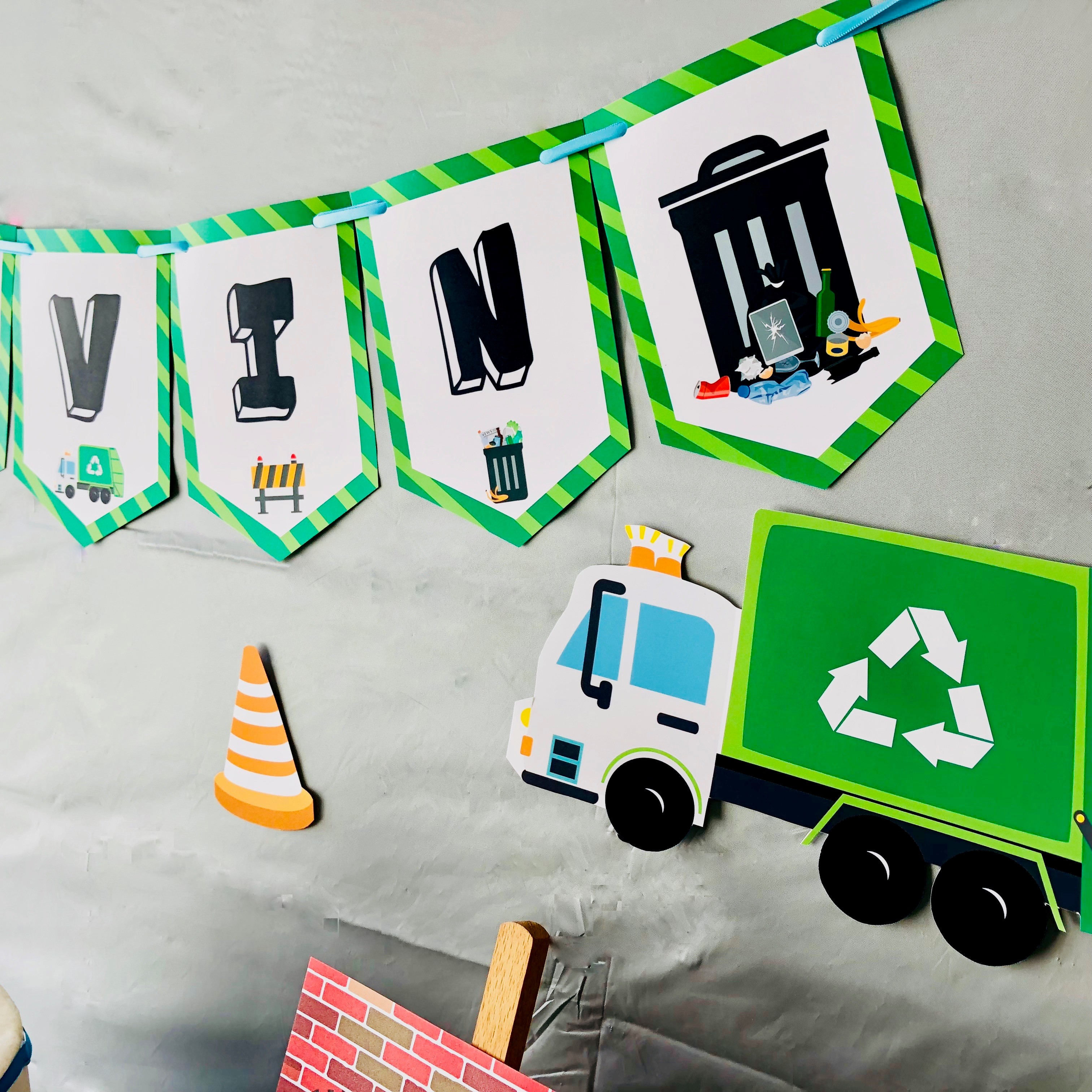 Garbage Truck Banner design preview