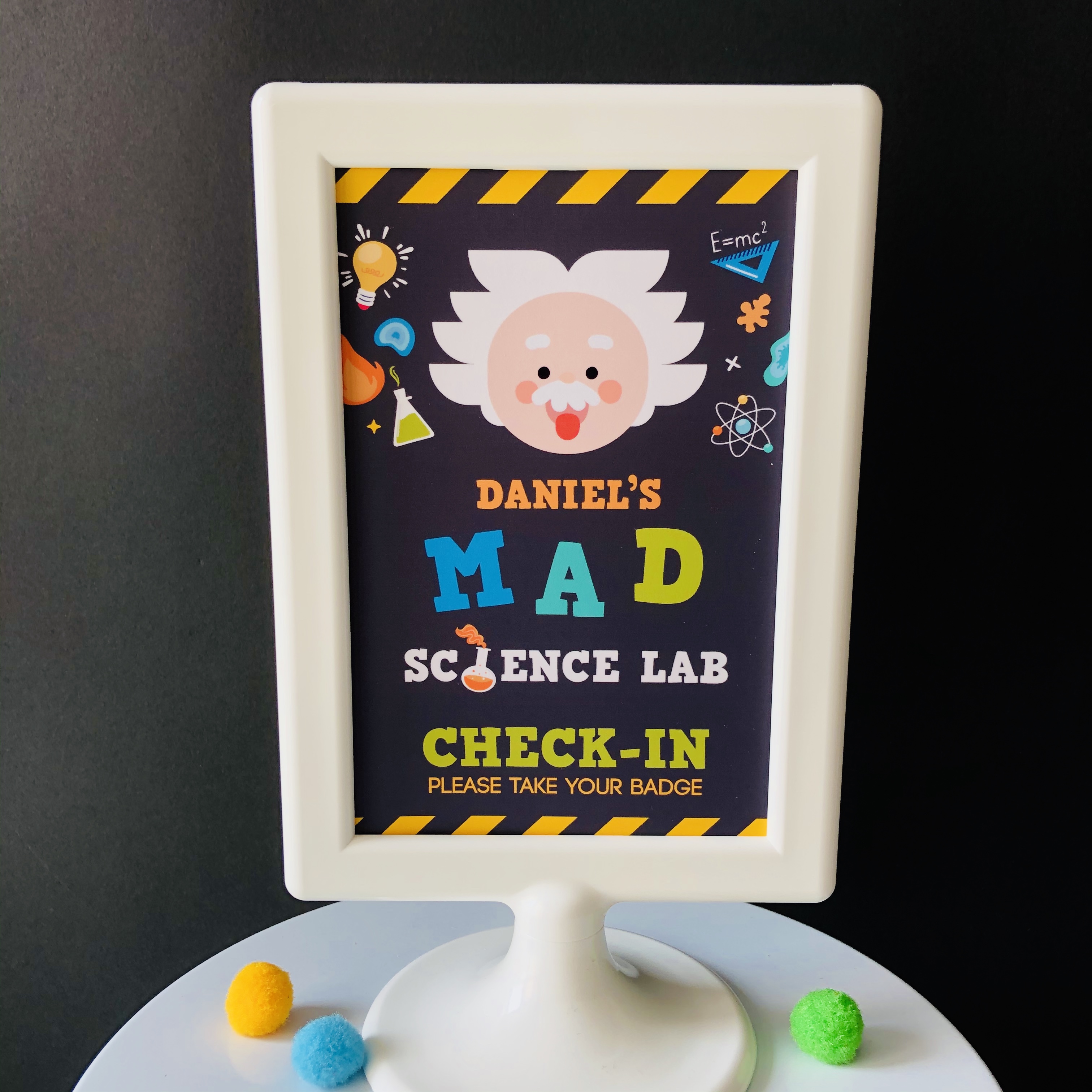 Mad Science Lab Sign design preview