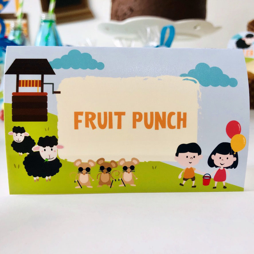 Nursery Rhyme Food Labels design preview