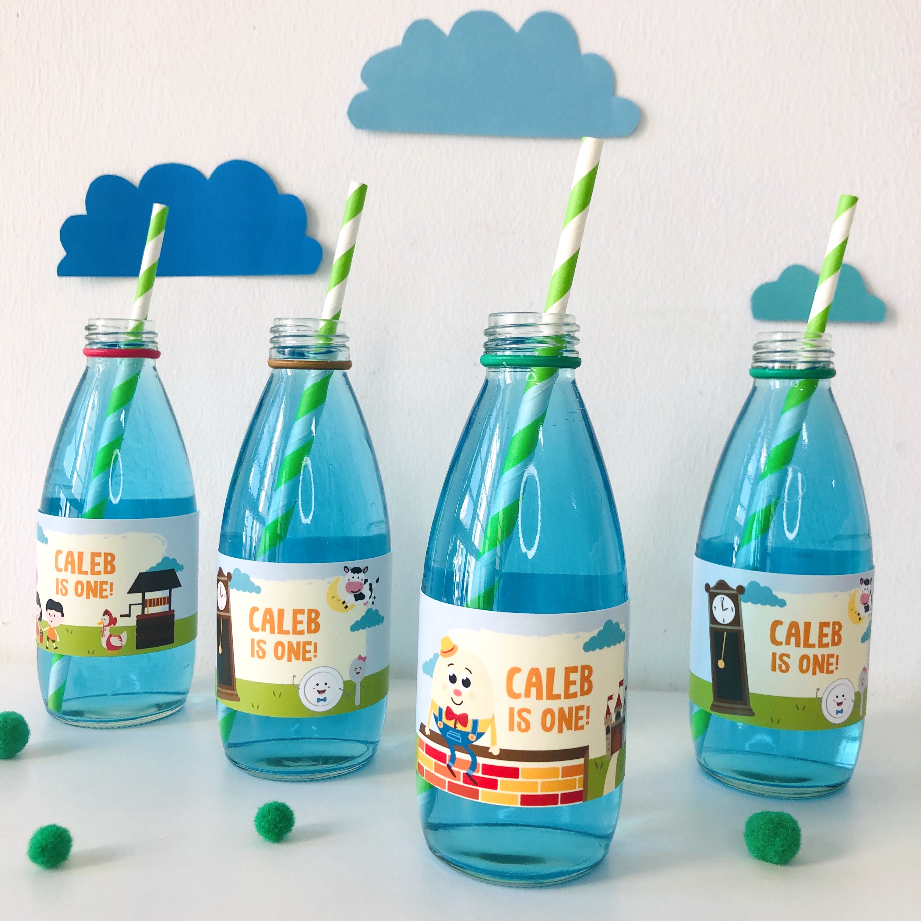 Nursery Rhyme Drinks Labels design preview